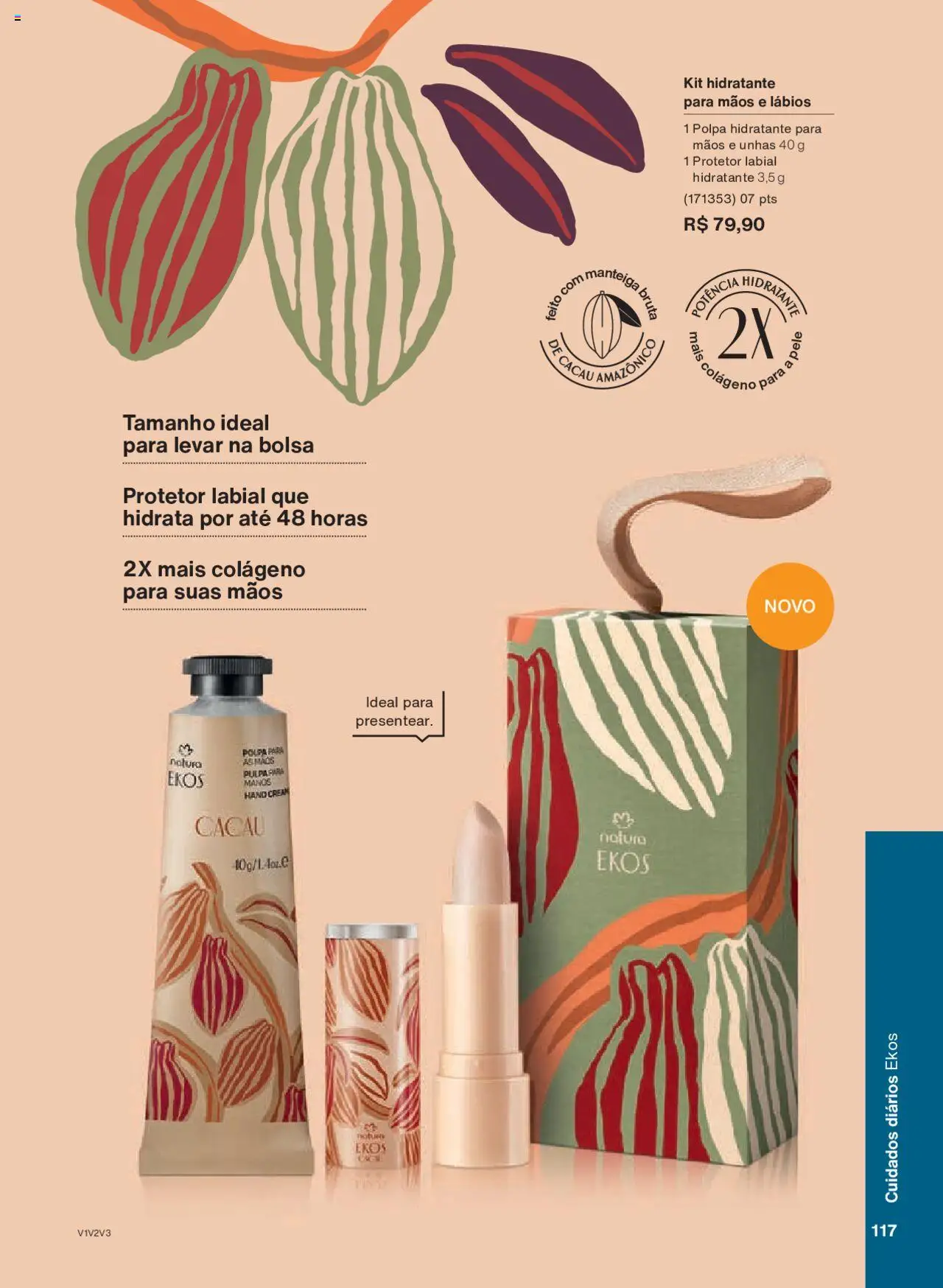 Natura Folheto - válido de 05.06.2025 | Página: 117 | Produtos: Colágeno, Manteiga, Protetor labial, Bolsa