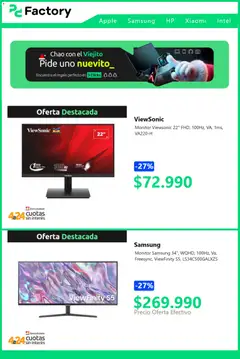 PC Factory ofertas  válido desde el 16.12.2025 | Página: 4 | Productos: Monitor