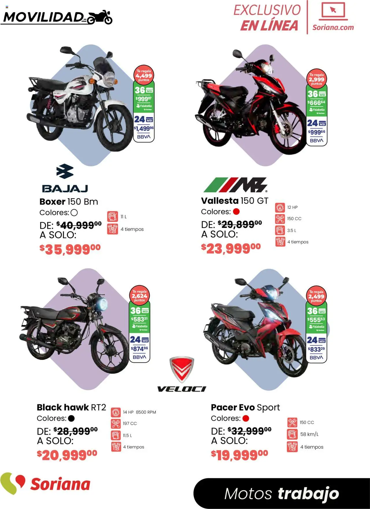 Nuevas ofertas de Soriana válidas en toda la República Mexicana desde el 04.10.2025. ¡Encuentra las mejores ofertas en Soriana - Motos y más Exclusivo en línea! | Página: 6 | Productos: Té