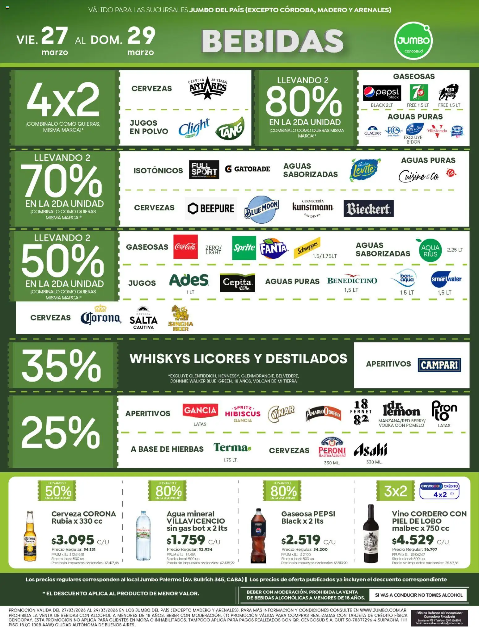 Jumbo ofertas │ válido desde el 27.03.2026 | Página: 5 | Productos: Teléfono, Polvo, Agua, Cerveza