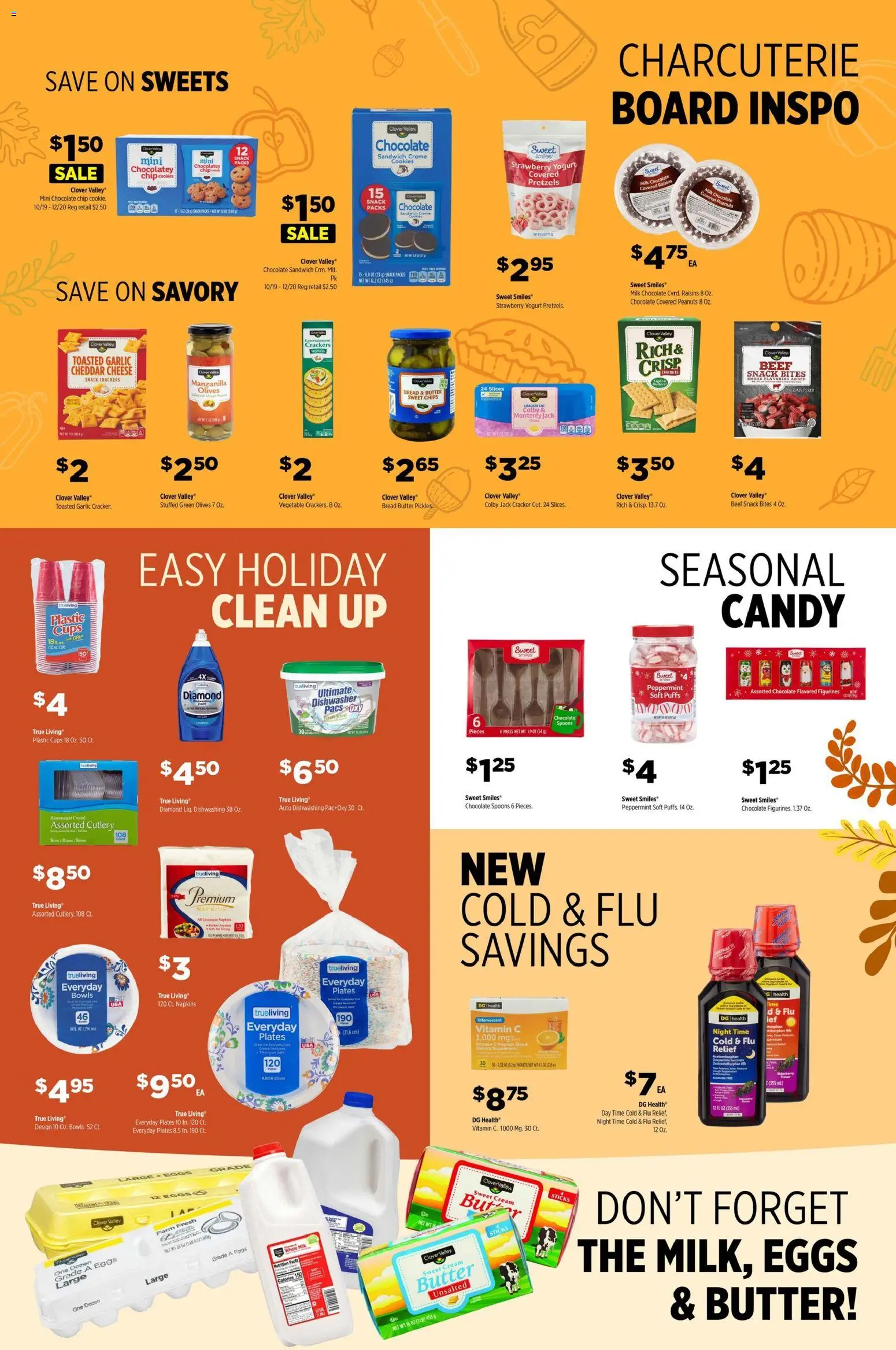 Dollar General  Switch to Save with DG Brands - valid from 02.11.2025 | Page: 2 | Products: Yogurt, Eggs, Bread, Chocolate
