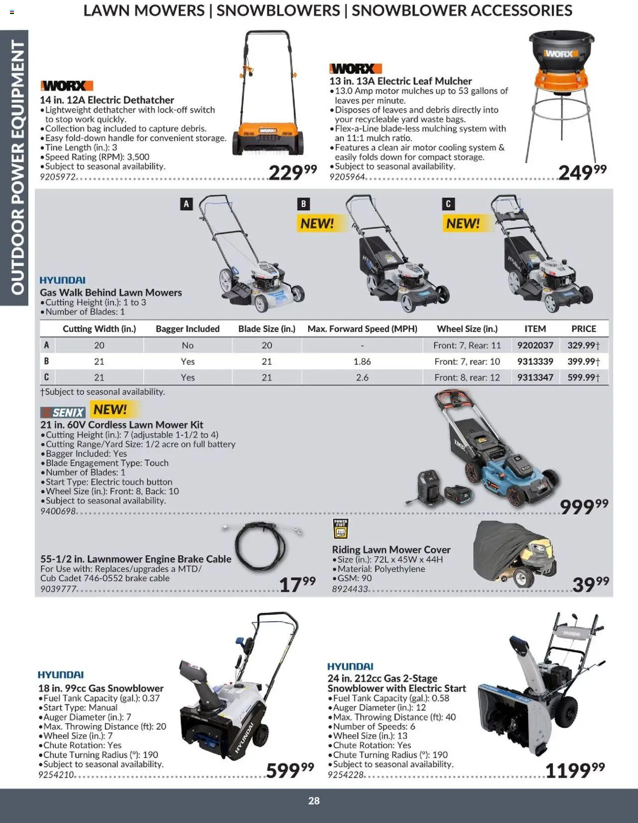 Princess Auto flyer valid from 16.04.2025 | Page: 32 | Products: Cable, Bag, Mower, Battery