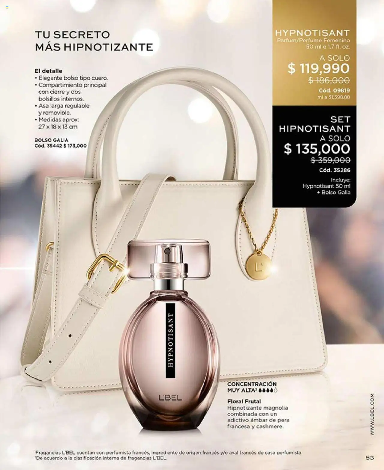 L'Bel revista - valida desde el 14.10.2025 | Página: 53 | Productos: Bolso, Pera