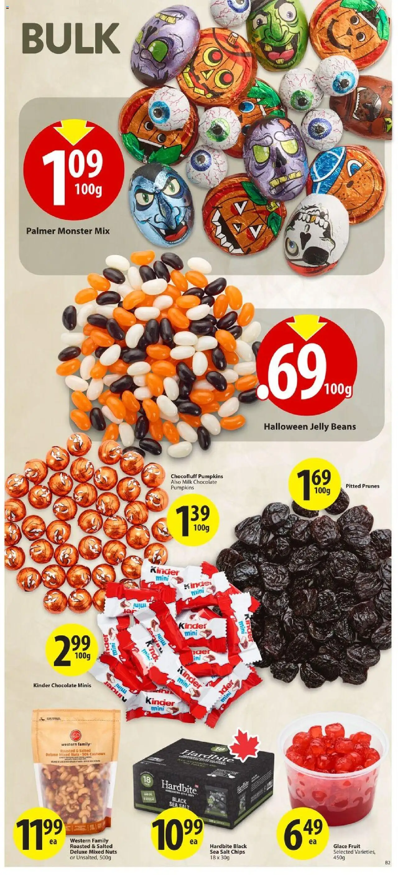 Save on foods flyer valid from 16.10.2025 | Page: 21 | Products: Chips, Nuts, Milk, Chocolate