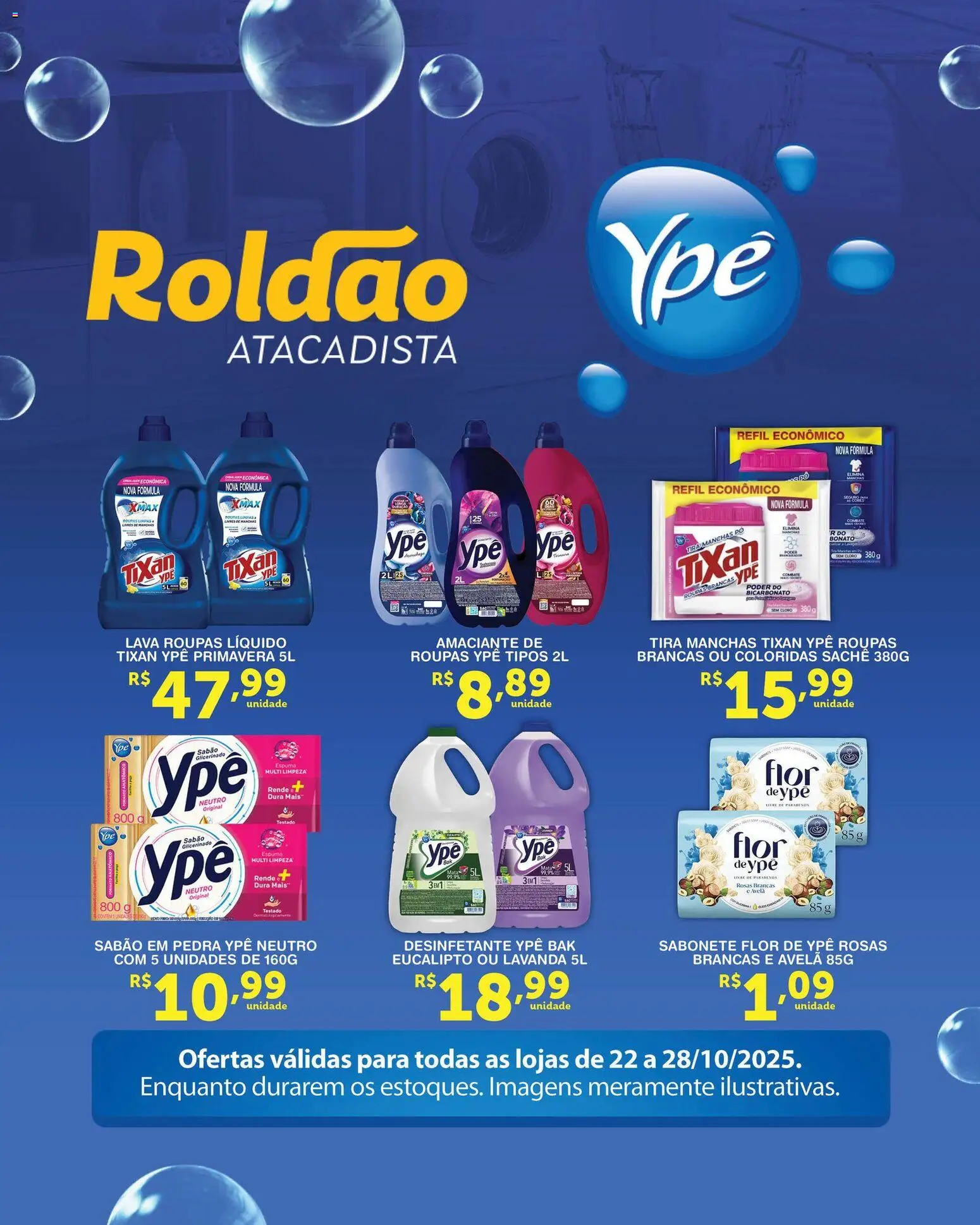Roldão Folheto - válido de 22.10.2025 | Página: 1 | Produtos: Roupas, Sabonete, Amaciante, Avelã