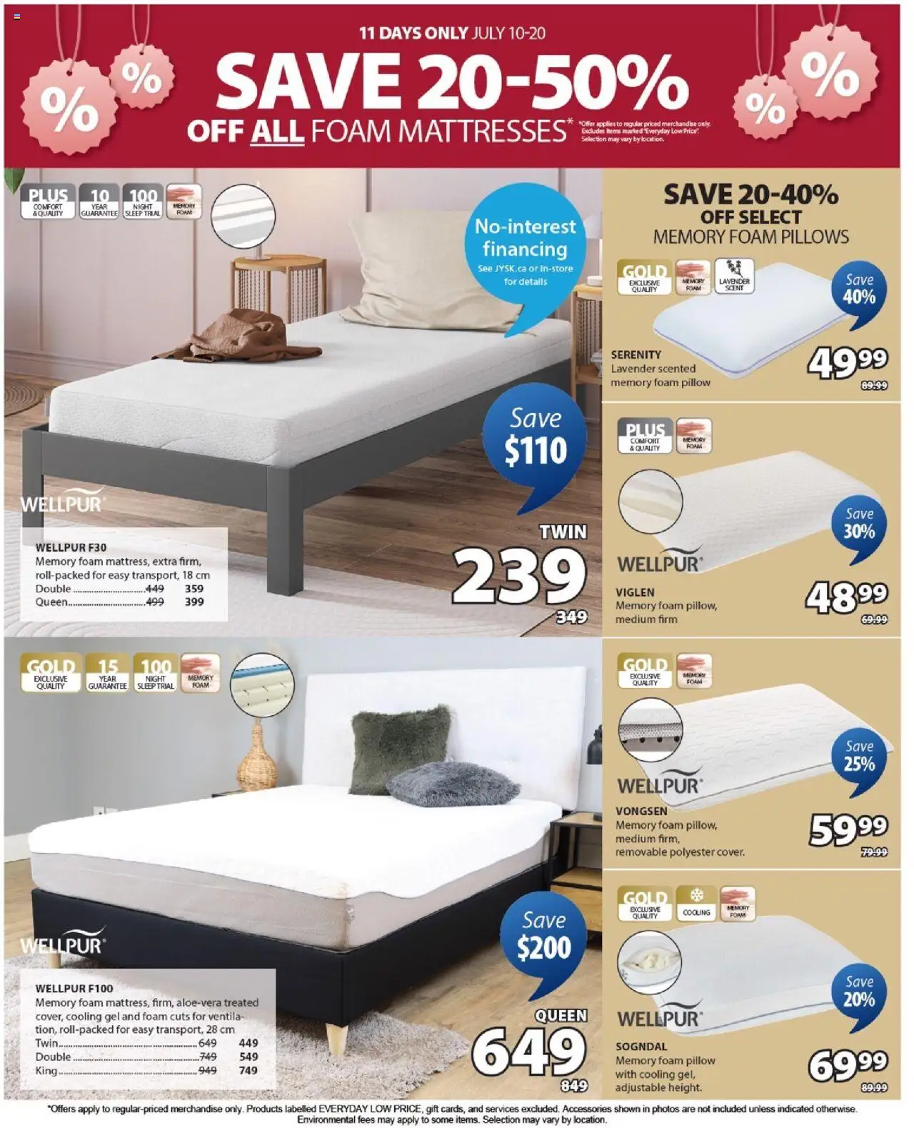 JYSK flyer valid from 10.07.2025 | Page: 22 | Products: Pillow
