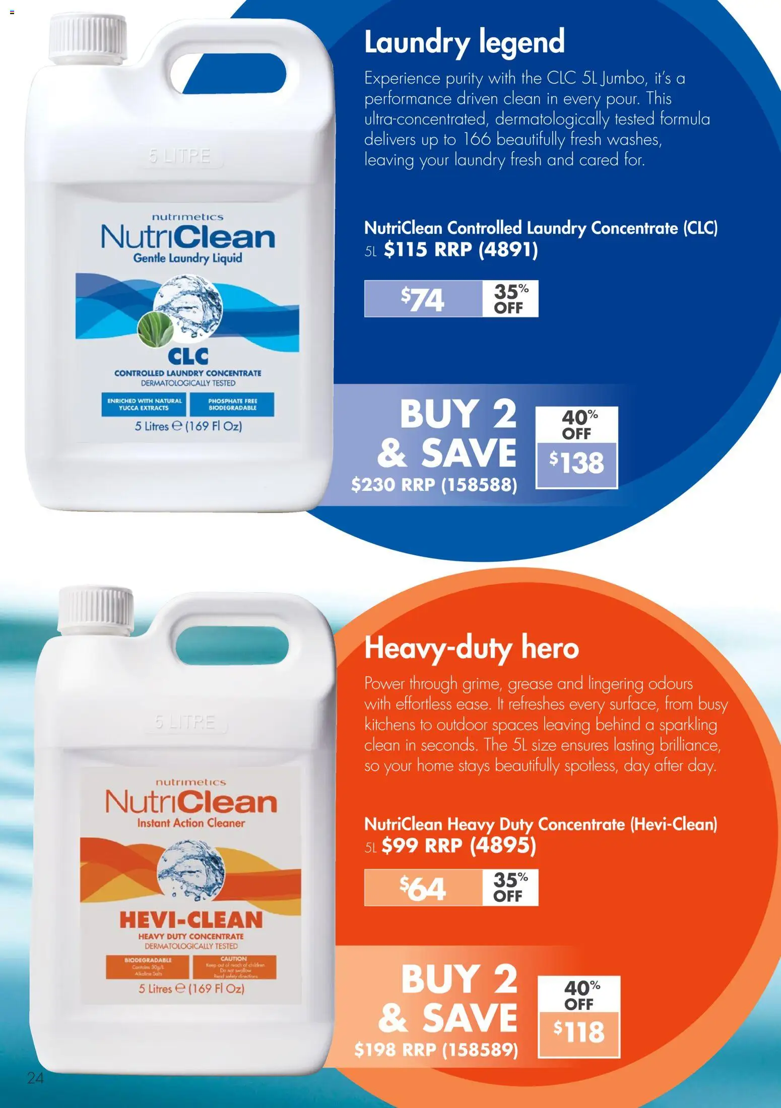 Nutrimetics catalogue - valid from 01.01.2026 | Page: 24 | Products: Cleaner, Laundry