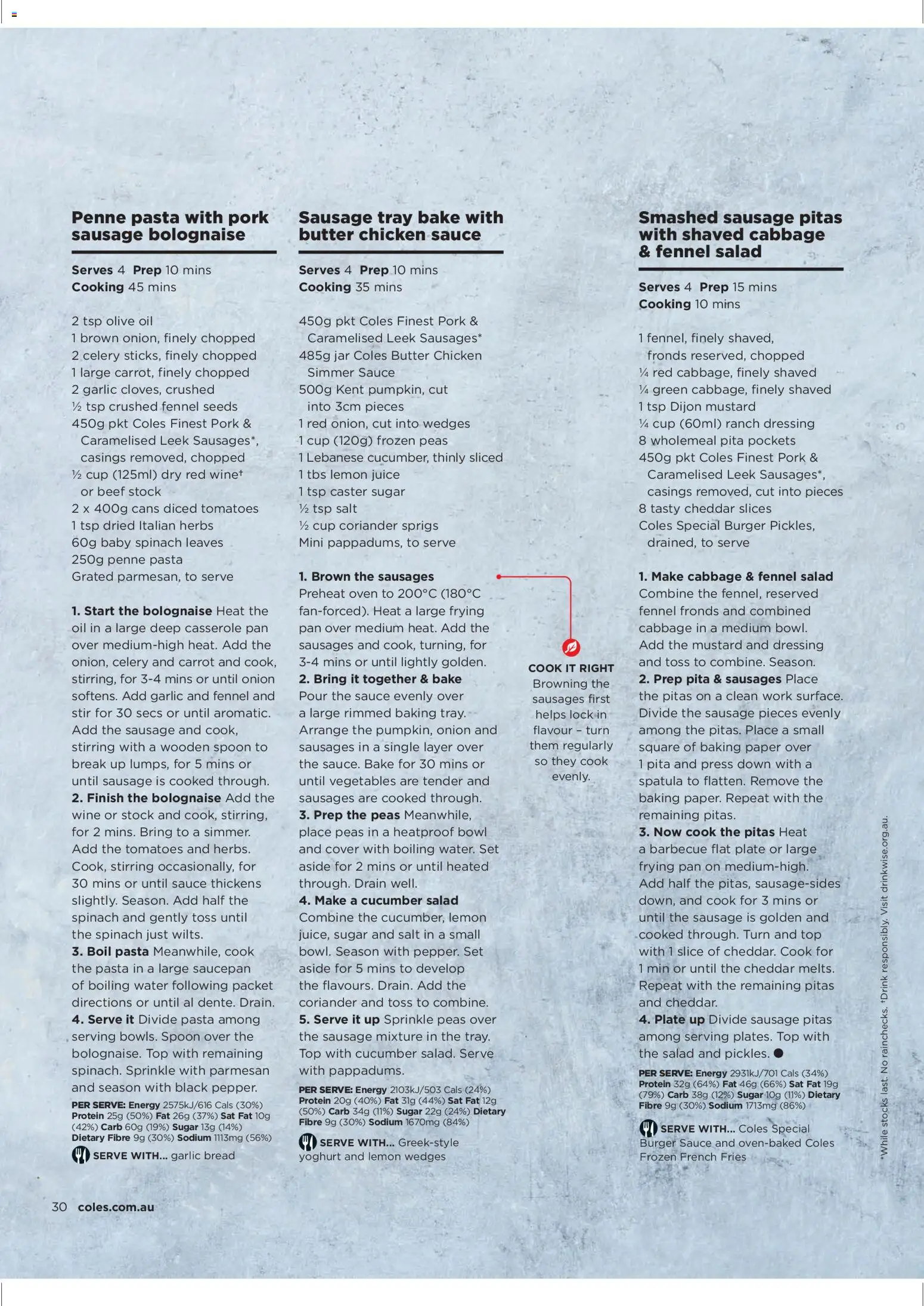 Coles catalogue - valid from 02.04.2026 | Page: 30 | Products: Chicken, Mustard, Sugar, Press