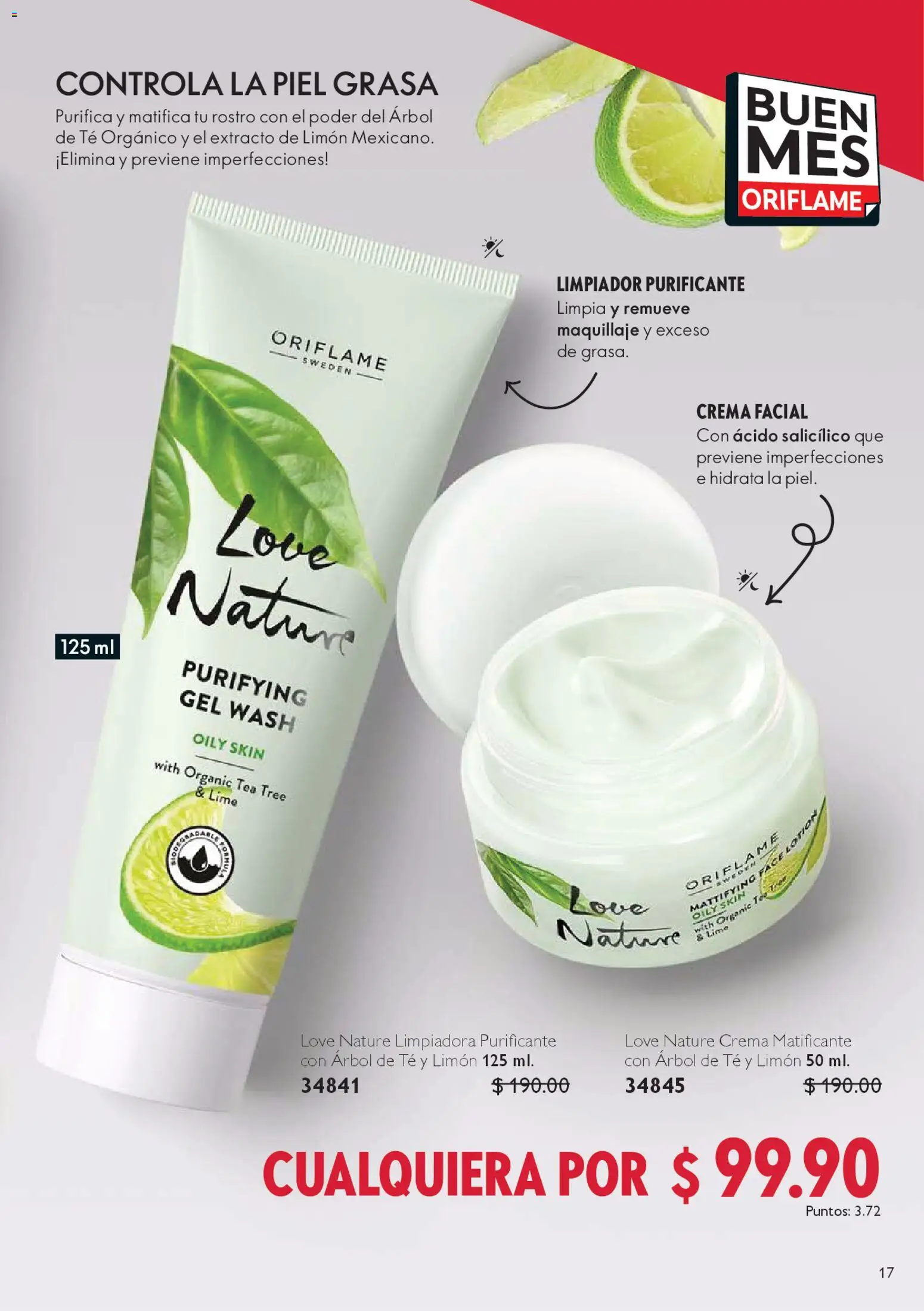 Nuevas ofertas de Oriflame válidas en toda la República Mexicana desde el 25.10.2025. ¡Encuentra las mejores ofertas en Oriflame Buen Fin! | Página: 17 | Productos: Crema, Limón, Limpiador, Té