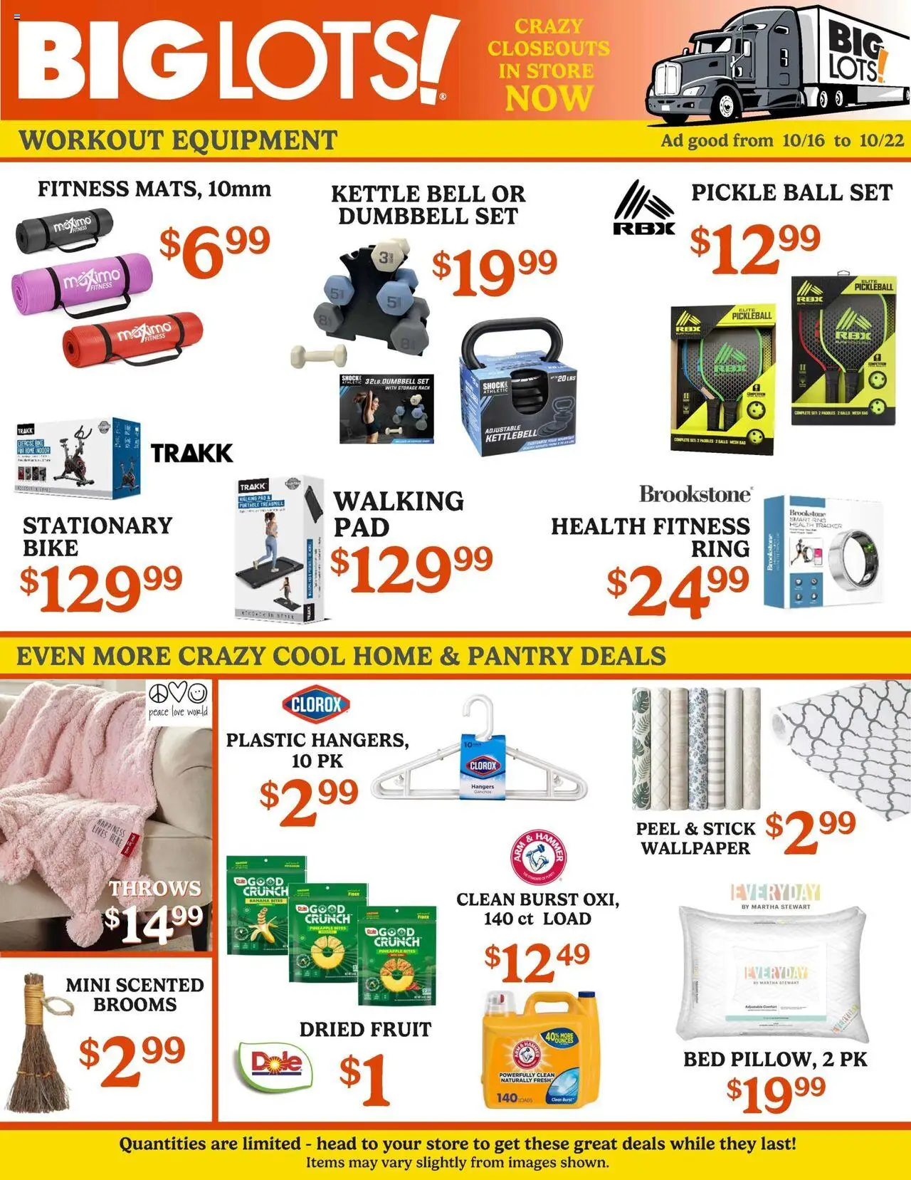 Big Lots Weekly Ad - valid from 16.10.2025 | Page: 2 | Products: Bed, Ring, Shock, Bag