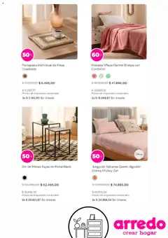 Vista previa Arredo catálogo válido desde el 22.09.2025 | Página: 4 | Productos: Sabanas, Frazada, Mesa, Individual