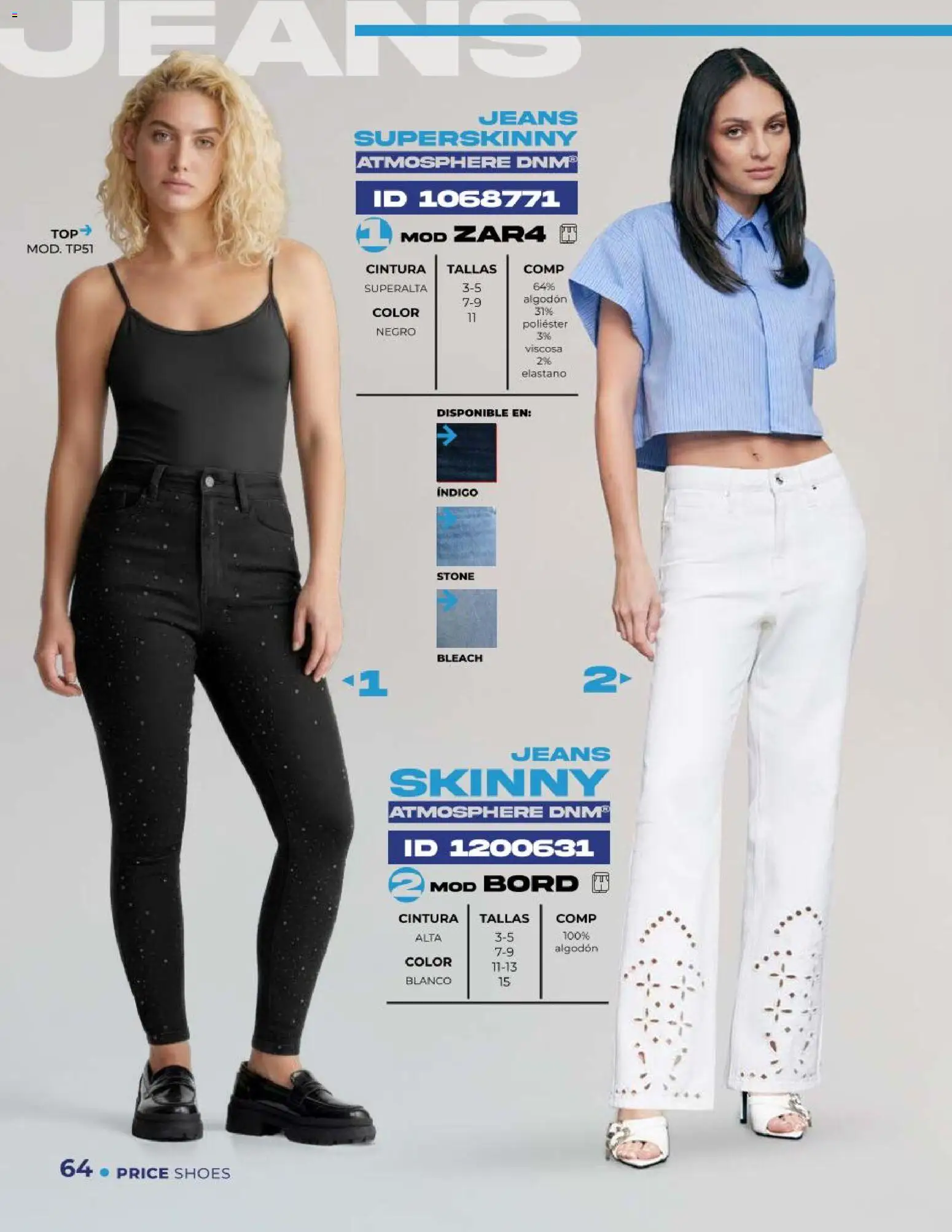 Nuevas ofertas de Price Shoes válidas en toda la República Mexicana desde el 05.02.2026. ¡Encuentra las mejores ofertas en Price Shoes catálogo Jeans! | Página: 64