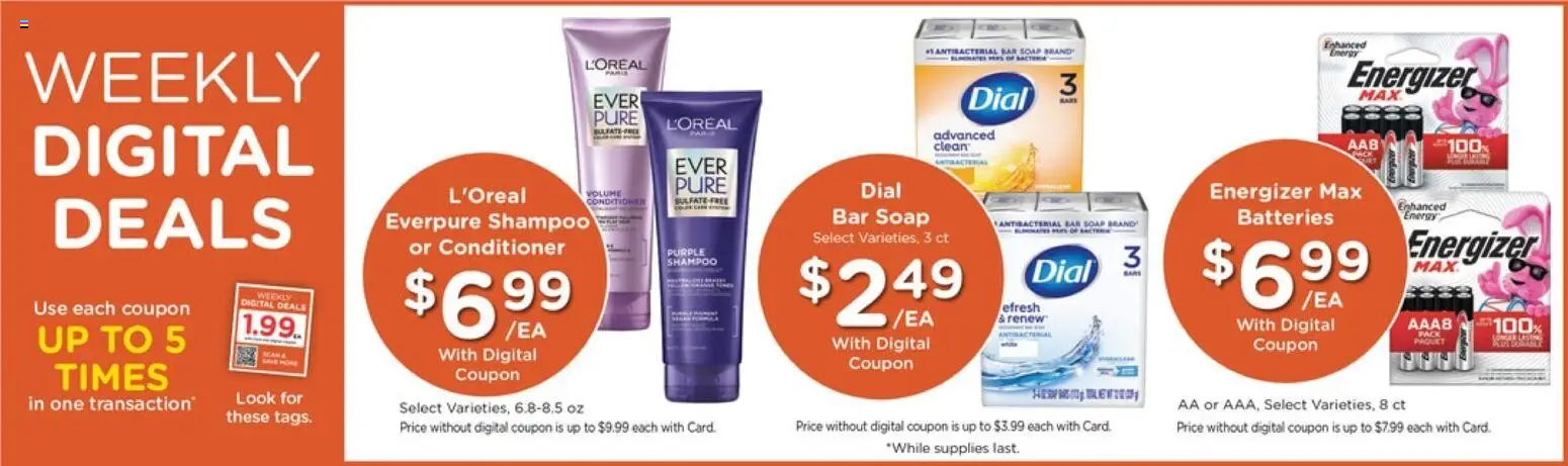 Pick ‘n Save Weekly Ad - valid from 11.02.2026 | Page: 3 | Products: Shampoo, Conditioner, Soap, Bar Soap