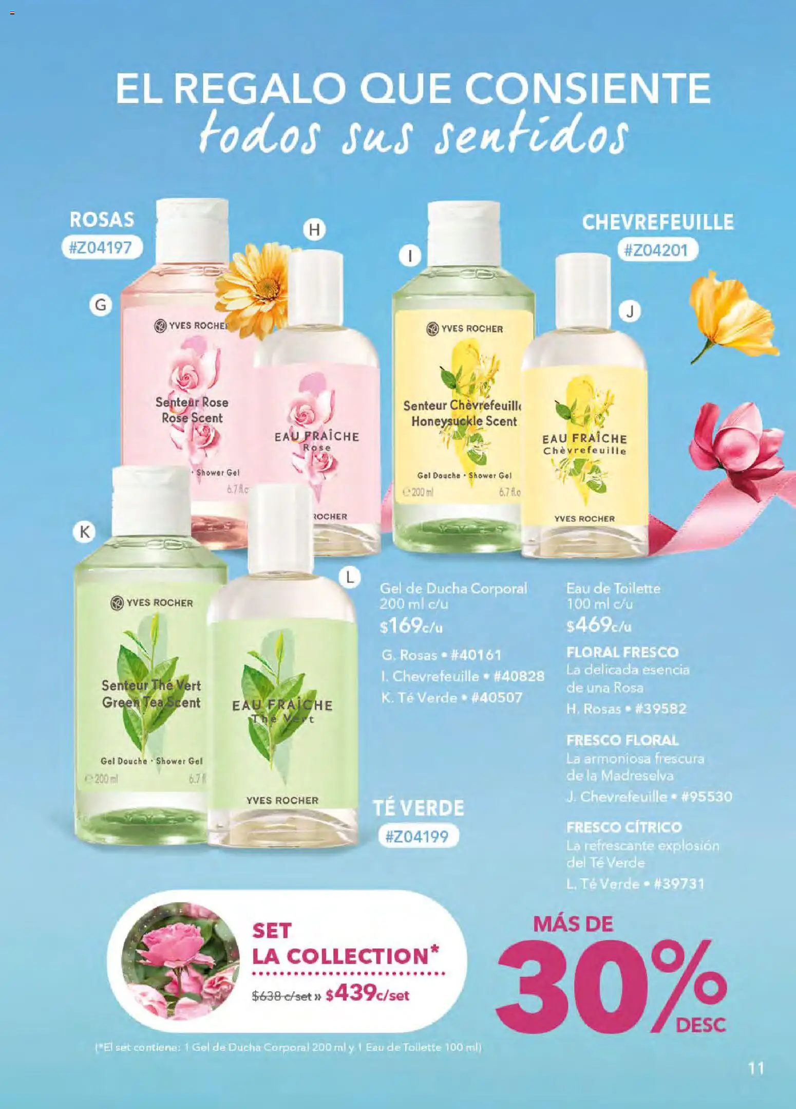 Nuevas ofertas de Yves Rocher válidas en toda la República Mexicana desde el 21.04.2026. ¡Encuentra las mejores ofertas en Yves Rocher campaña 6 2026! | Página: 11 | Productos: Té, Eau de toilette, Gel de ducha