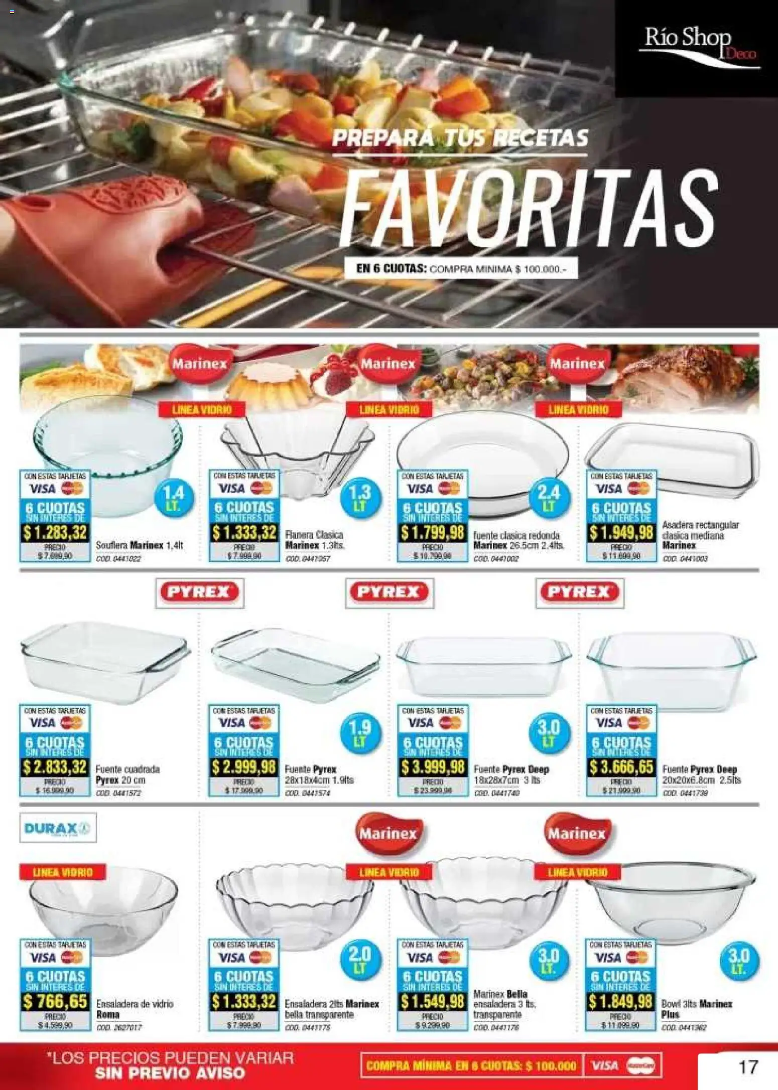 Río Shop Deco catálogo │ válido desde el 02.02.2026 | Página: 17 | Productos: Bowl, Asadera, Fuente, Ensaladera