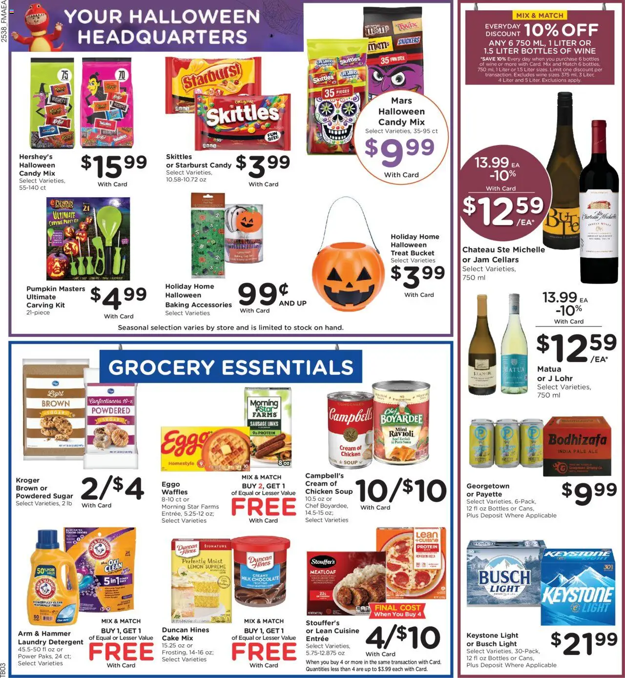Fred Meyer Weekly Ad - valid from 22.10.2025 | Page: 8 | Products: Hammer, Wine, Sauce, Sugar