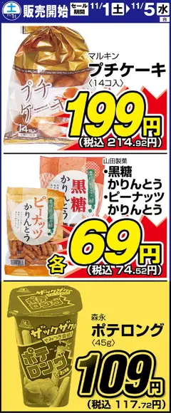 01.11.2025から有効なオファーを含む サンディ - リーフレット