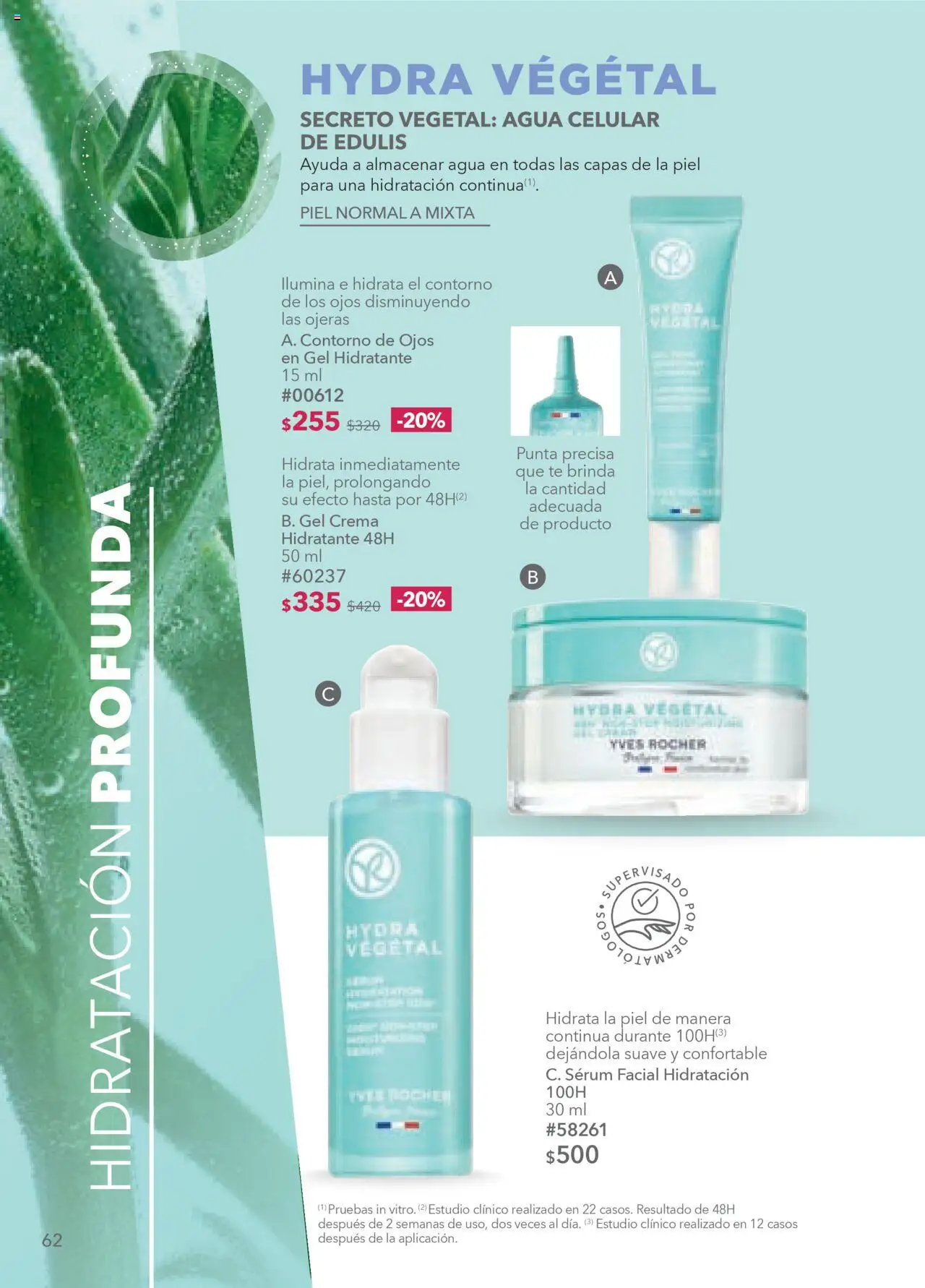 Nuevas ofertas de Yves Rocher válidas en toda la República Mexicana desde el 07.10.2025. ¡Encuentra las mejores ofertas en Yves Rocher - Campaña 14 2025! | Página: 62 | Productos: Contorno de ojos, Crema, Contorno, Agua