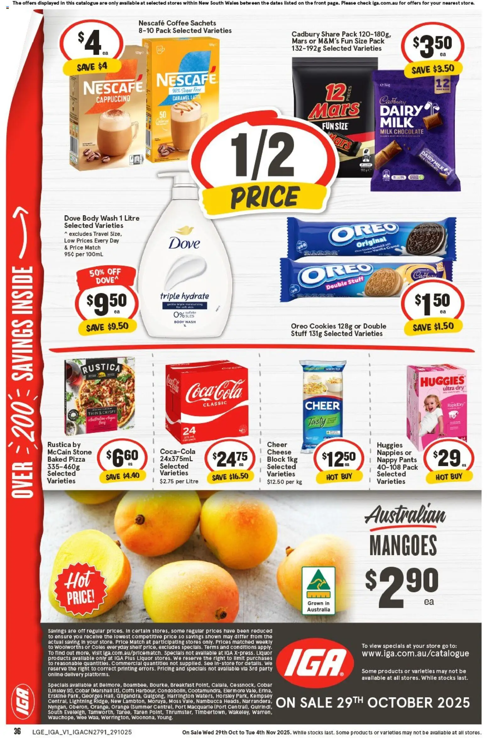 IGA catalogue - valid from 29.10.2025 | Page: 35 | Products: Milk, Cheese, Chocolate, Sugar