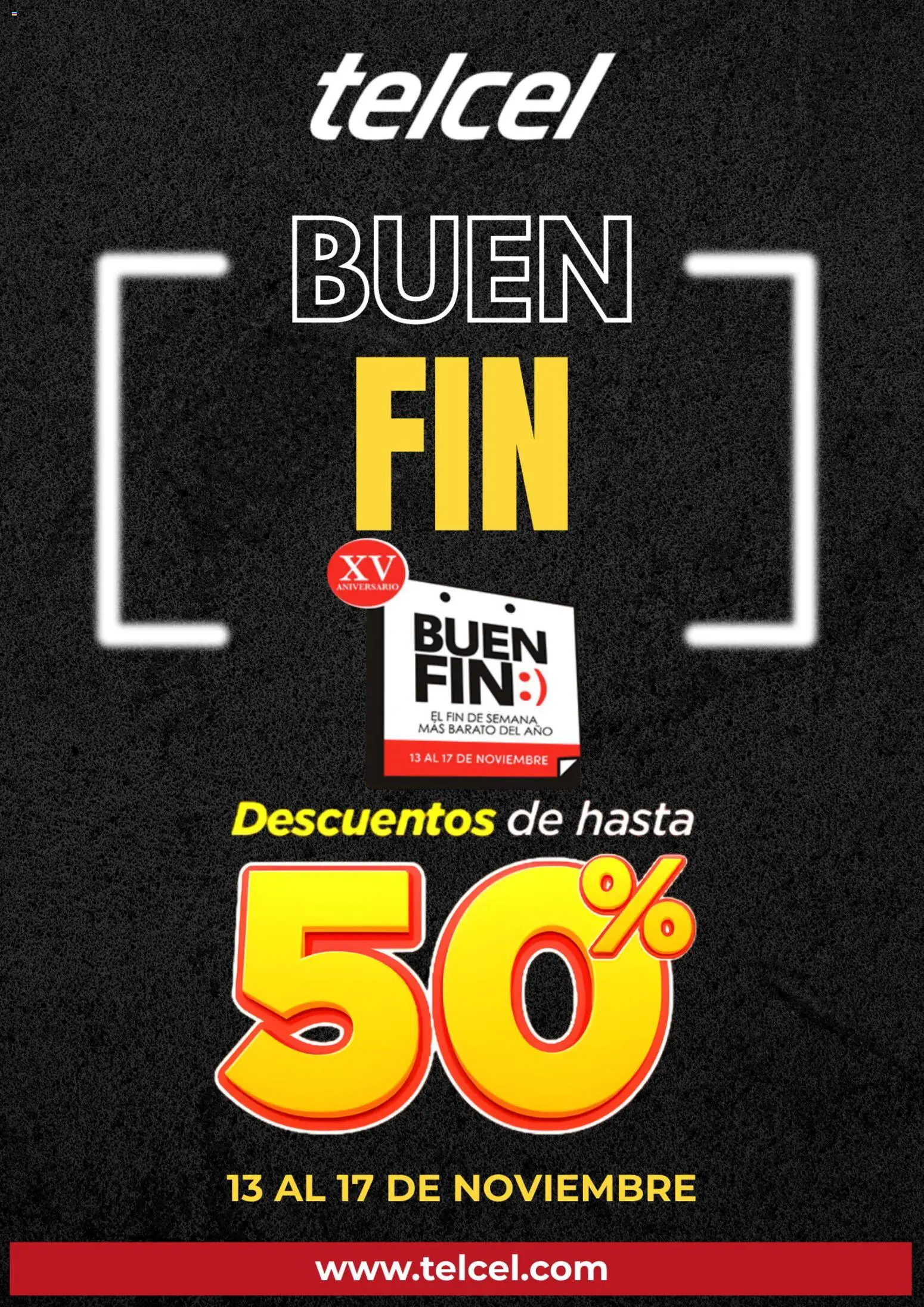 Nuevas ofertas de Telcel válidas en toda la República Mexicana desde el 04.11.2025. ¡Encuentra las mejores ofertas en Telcel Buen Fin aviso! | Página: 1