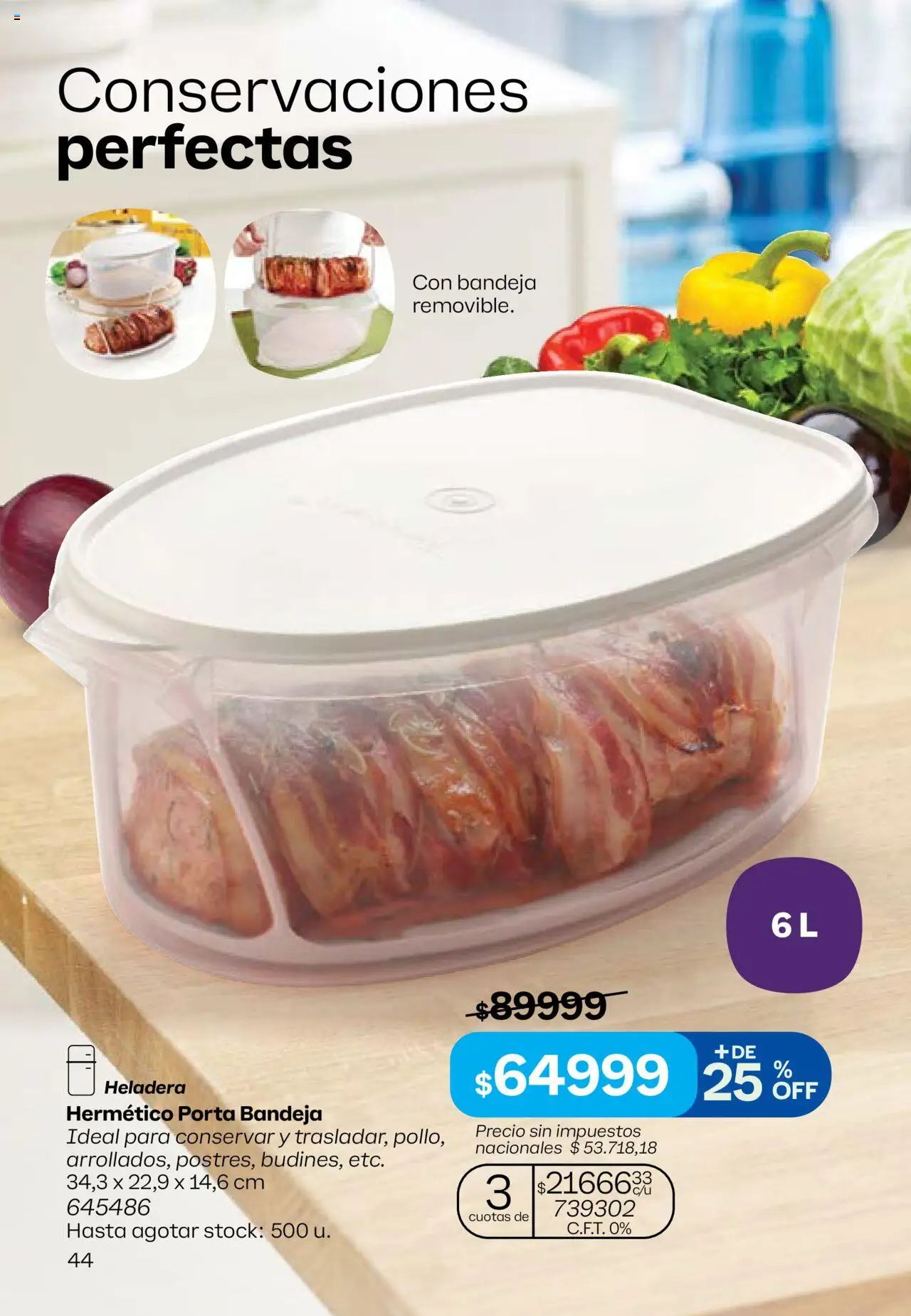 Tupperware Folleto │ válido desde el 08.09.2025 | Página: 45 | Productos: Bandeja, Heladera