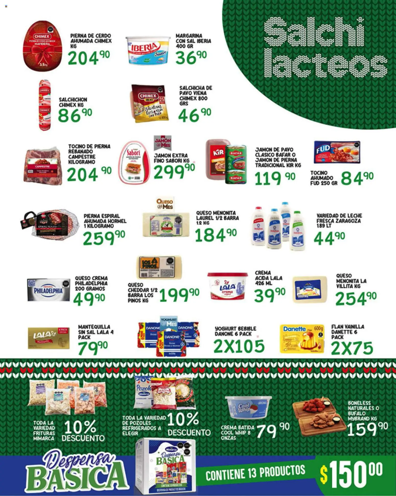 Nuevas ofertas de Alsuper válidas en toda la República Mexicana desde el 09.12.2025. ¡Encuentra las mejores ofertas en Alsuper folleto Chihuahua Estado! | Página: 3 | Productos: Queso crema, Leche, Mantequilla, Barra