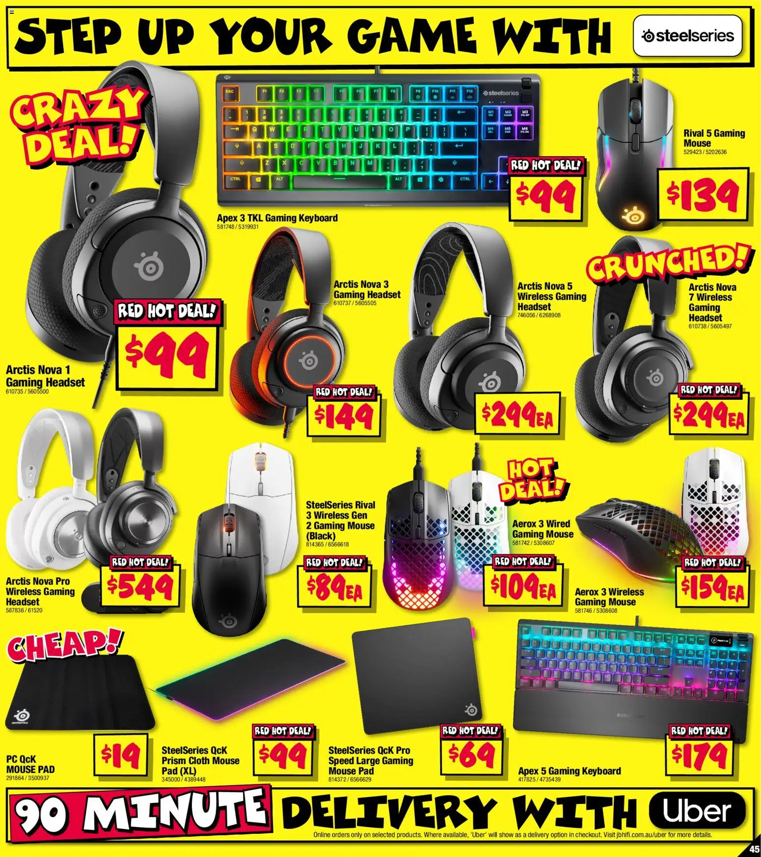 JB Hi-Fi catalogue - valid from 08.01.2026 | Page: 45 | Products: Cot, Pc, Mouse, Game
