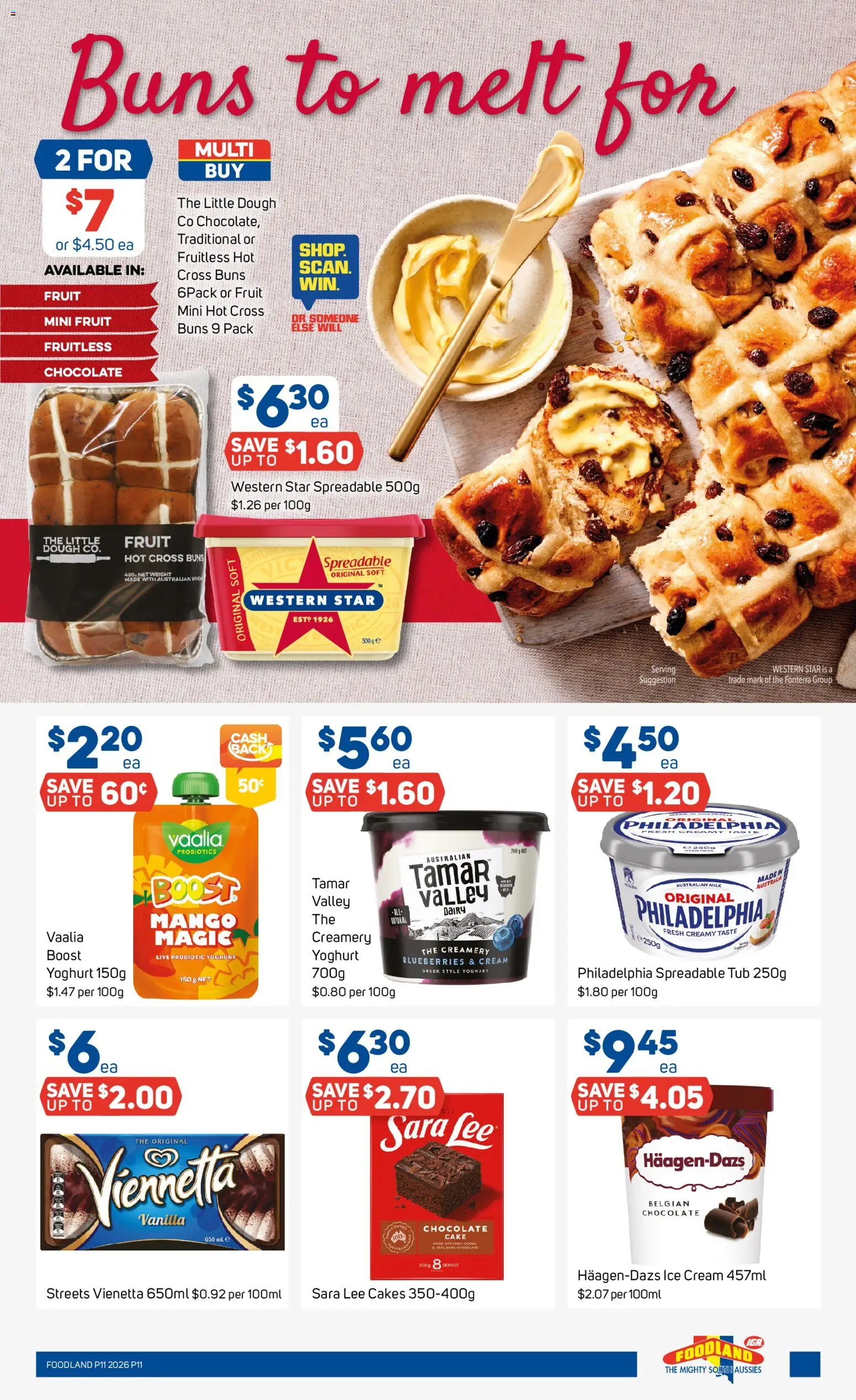 Foodland catalogue - valid from 11.03.2026 | Page: 11 | Products: Dairy, Cream, Mango, Weight