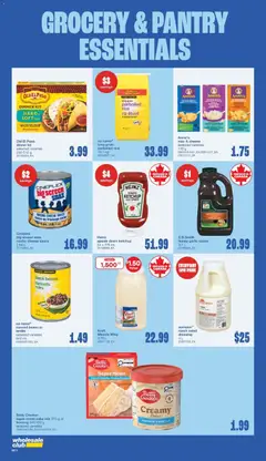 Preview of Wholesale Club weekly flyer / circulaire from shop Wholesale Club valid from 29.01.2026 | Page: 13 | Products: Rice, Ketchup, Salad, Cheese