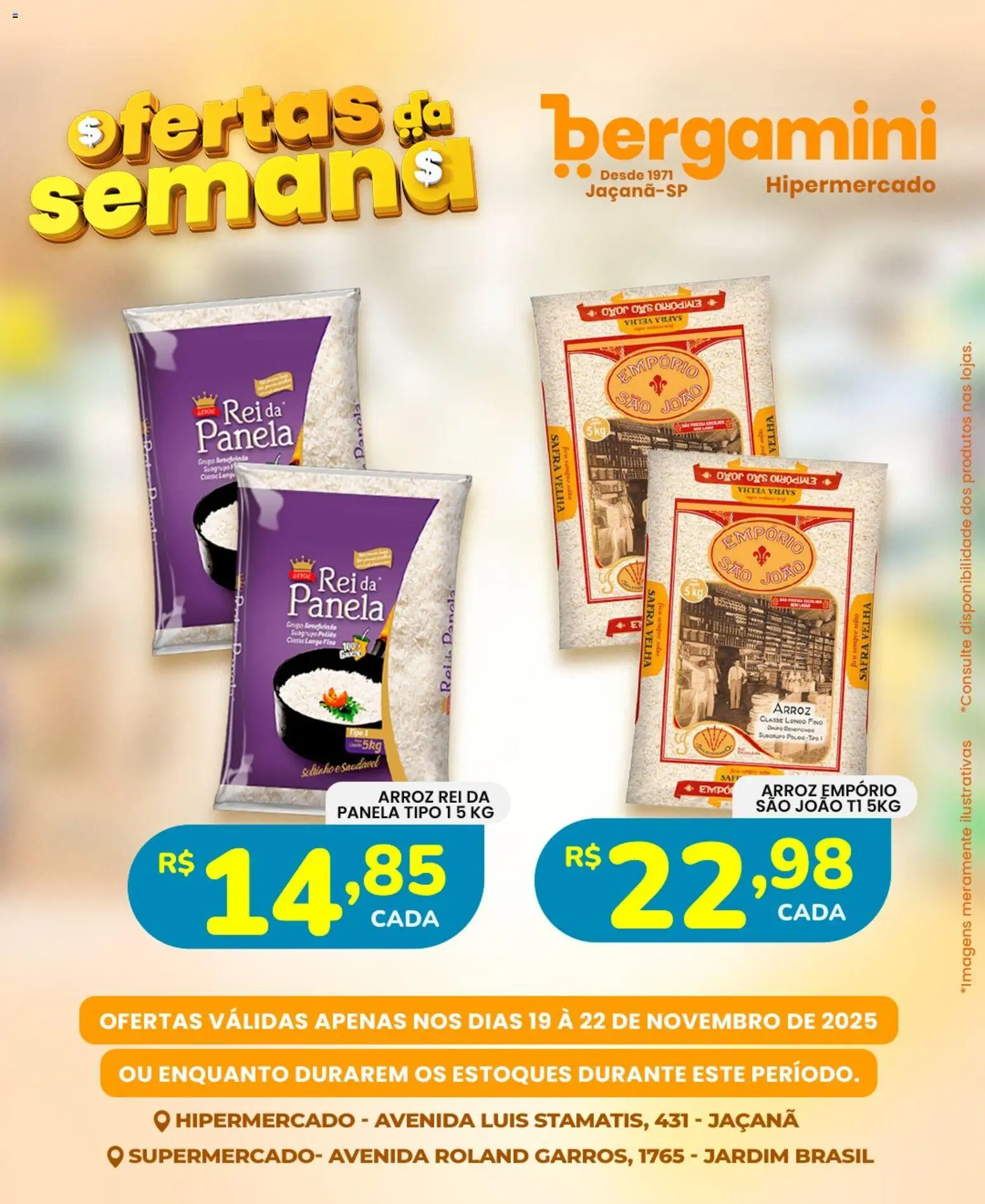 Supermercado Bergamini Folheto - válido de 19.11.2025 | Página: 2 | Produtos: Panela, Arroz