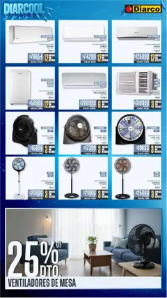 Vista previa Diarco - Especial Climatización válido desde el 17.11.2025 | Página: 2 | Productos: Aire acondicionado, Ventilador, Mesa