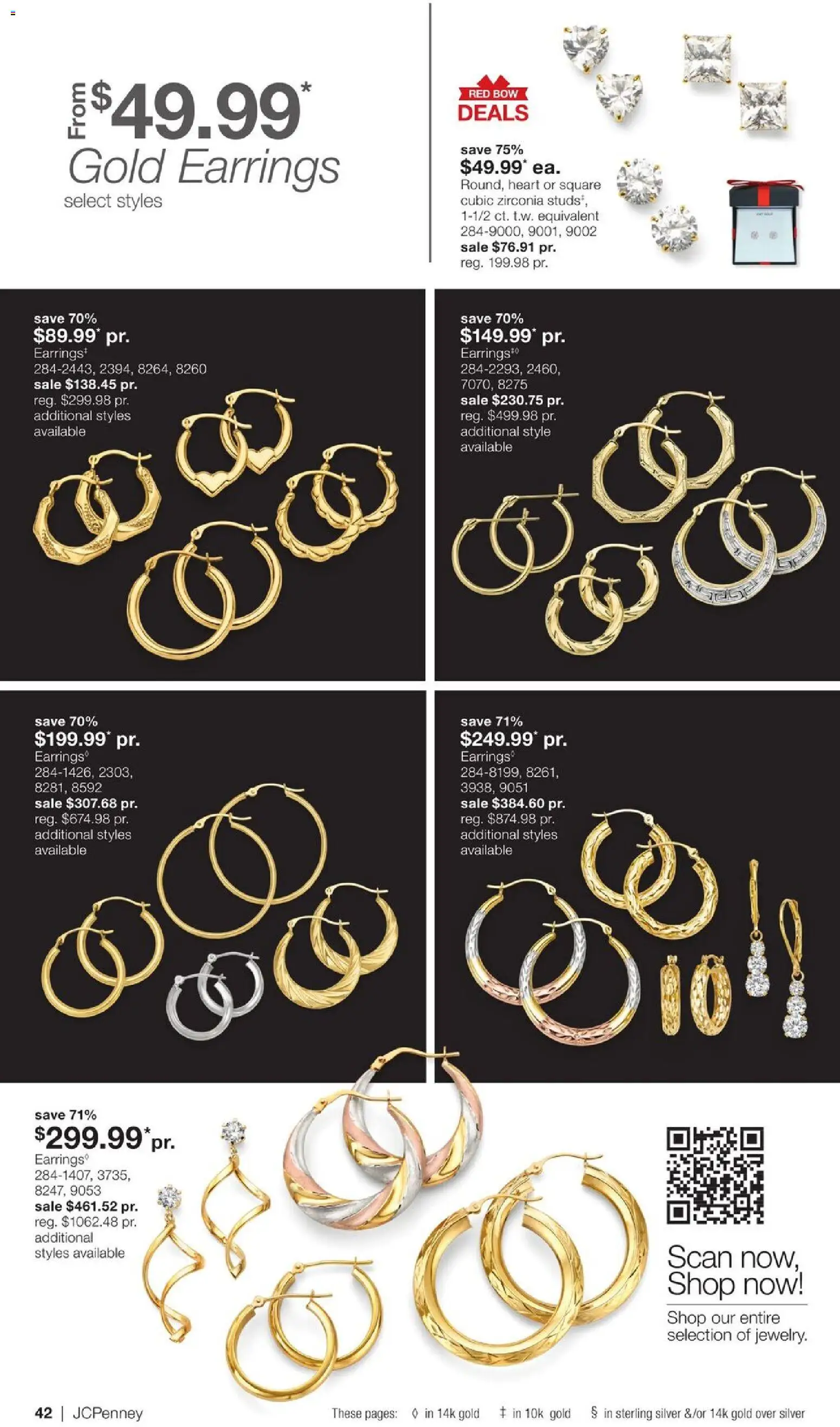 JCPenney Jewelry Sale - valid from 12.03.2026 | Page: 41 | Products: Bow