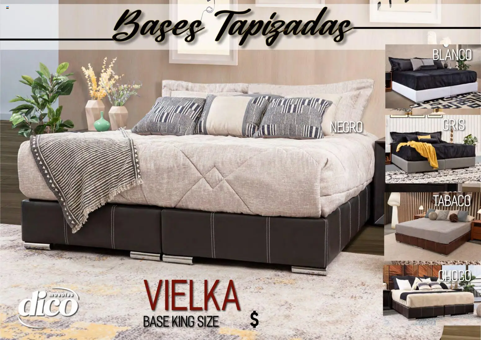 Nuevas ofertas de Muebles Dico válidas en toda la República Mexicana desde el 01.04.2026. ¡Encuentra las mejores ofertas en Muebles Dico catálogo Camas tapizadas ! | Página: 18