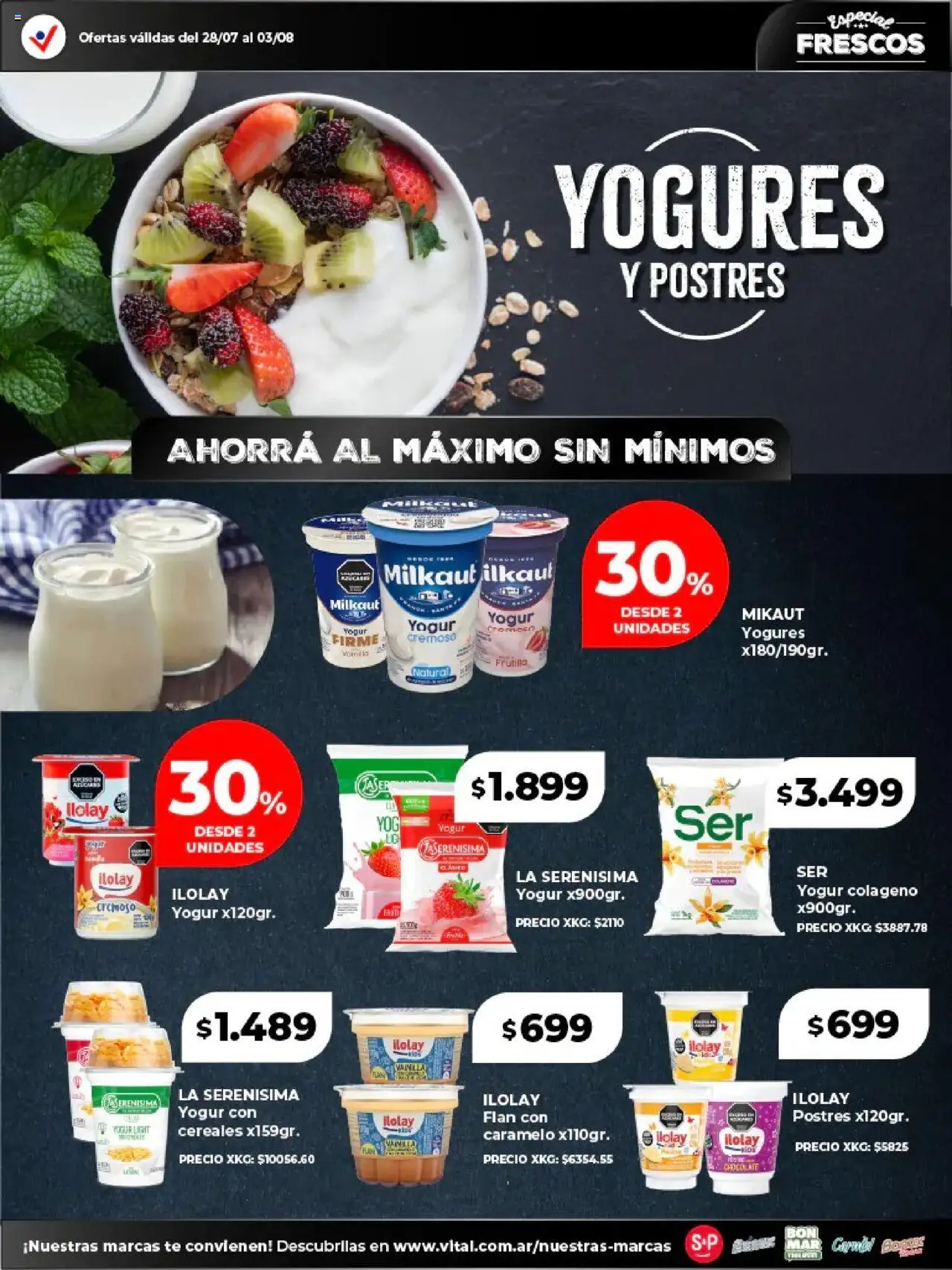 Vital - Especial frescos │ válido desde el 28.07.2025 | Página: 5 | Productos: Frutilla, Yogur, Chocolate, Té