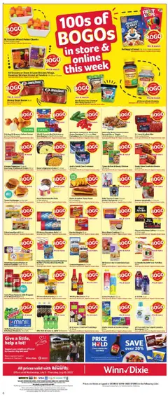 Winn Dixie Weekly Circular - GA - valid from 09.07.2025 | Page: 8 | Products: Cream, Cookies, Cucumbers, Game