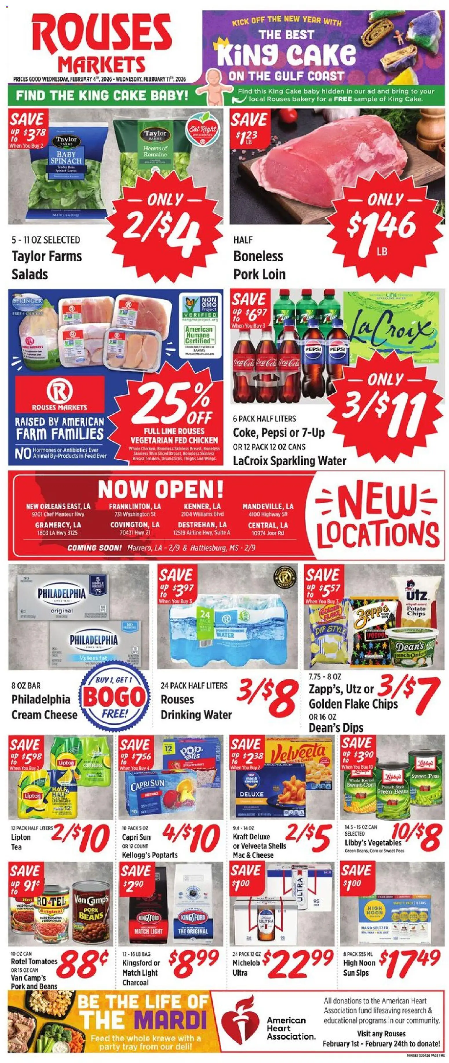 Rouses Weekly Ad - MS - valid from 04.02.2026 | Page: 1