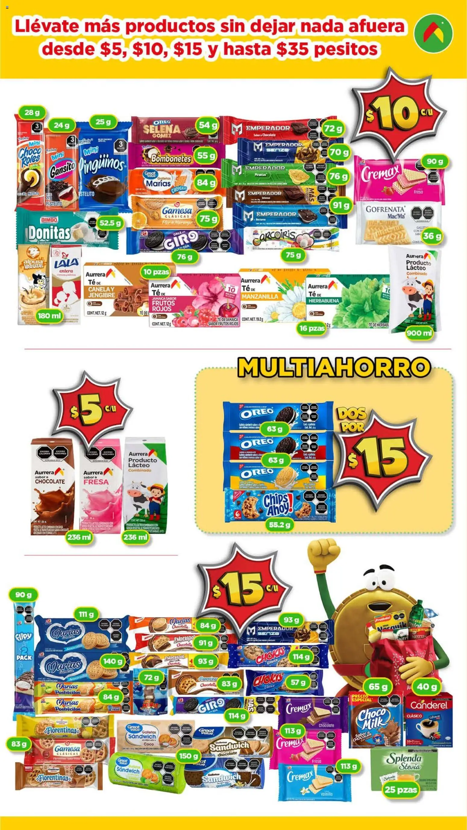 Nuevas ofertas de Bodega Aurrerá válidas en toda la República Mexicana desde el 01.01.2026. ¡Encuentra las mejores ofertas en Bodega Aurrerá folleto! | Página: 2 | Productos: Crema, Chocolate, Galletas, Té