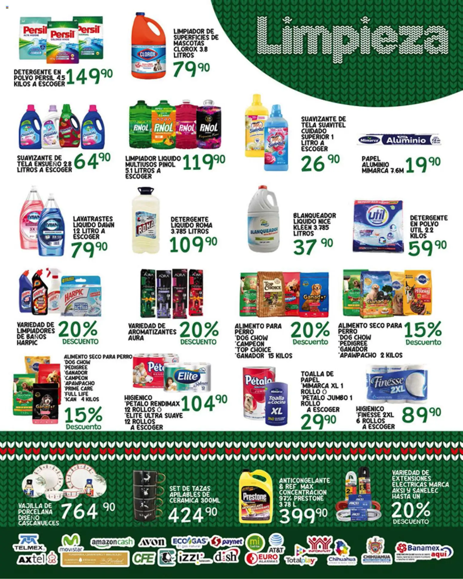 Nuevas ofertas de Alsuper válidas en toda la República Mexicana desde el 19.12.2025. ¡Encuentra las mejores ofertas en Alsuper folleto Chihuahua Capital! | Página: 5 | Productos: Extensión, Suavizante, Toalla, Polvo