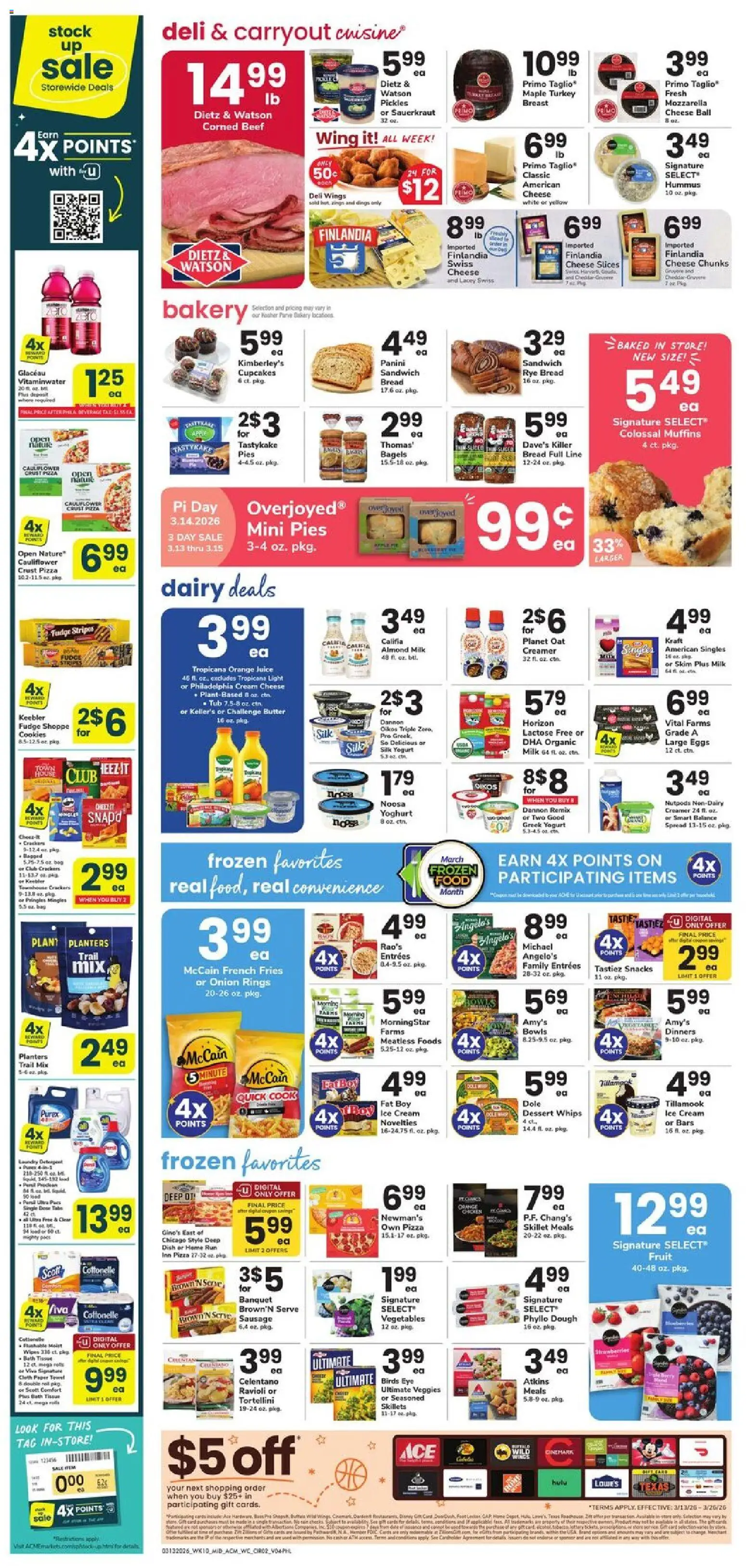 Acme Weekly Ad - valid from 13.03.2026 | Page: 2 | Products: Pin, Cream, Cookies, Vegetables