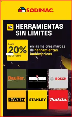Sodimac ofertas  válido desde el 12.08.2025