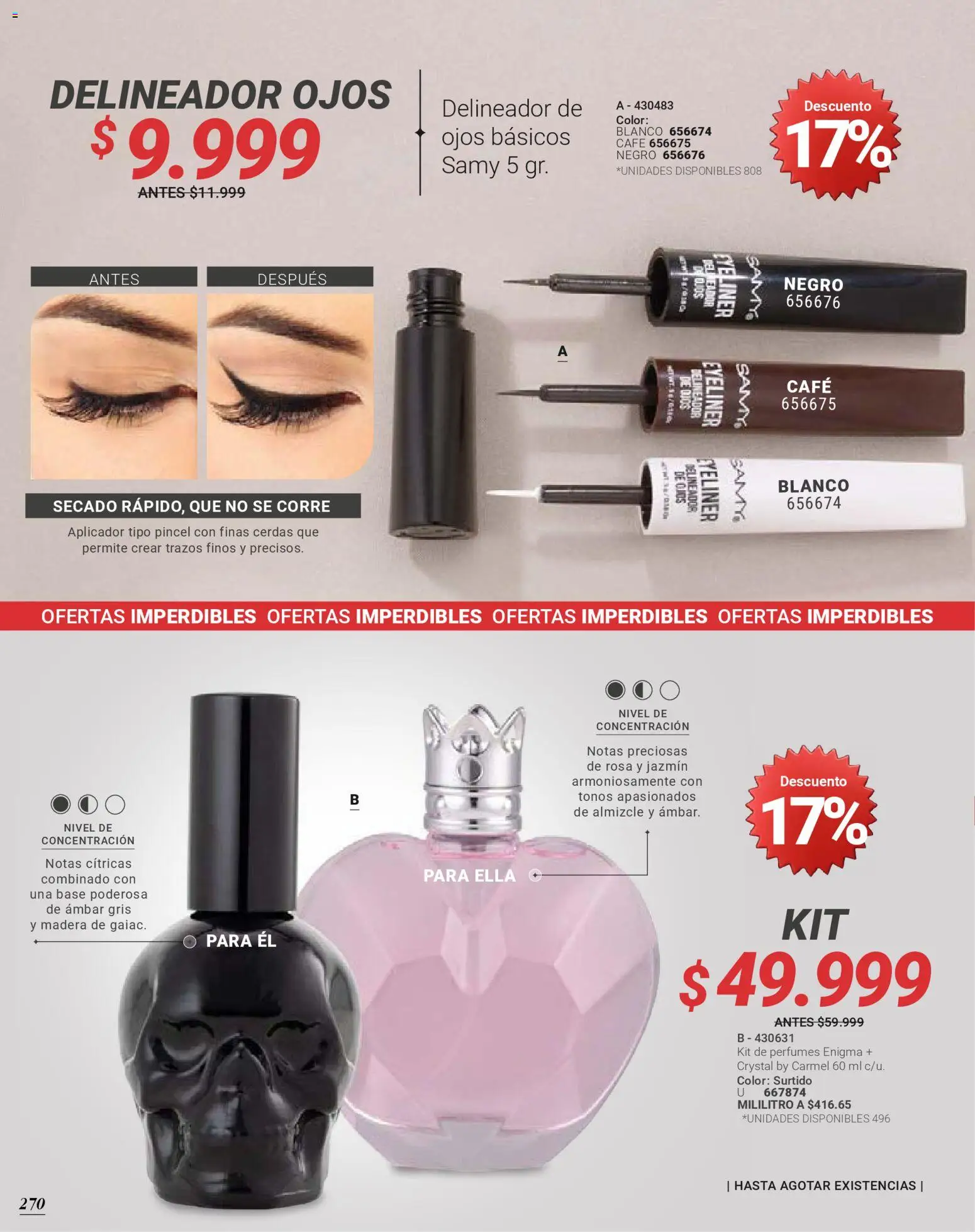 Carmel revista - valida desde el 01.02.2026 | Página: 270 | Productos: Delineador de ojos, Delineador, Café