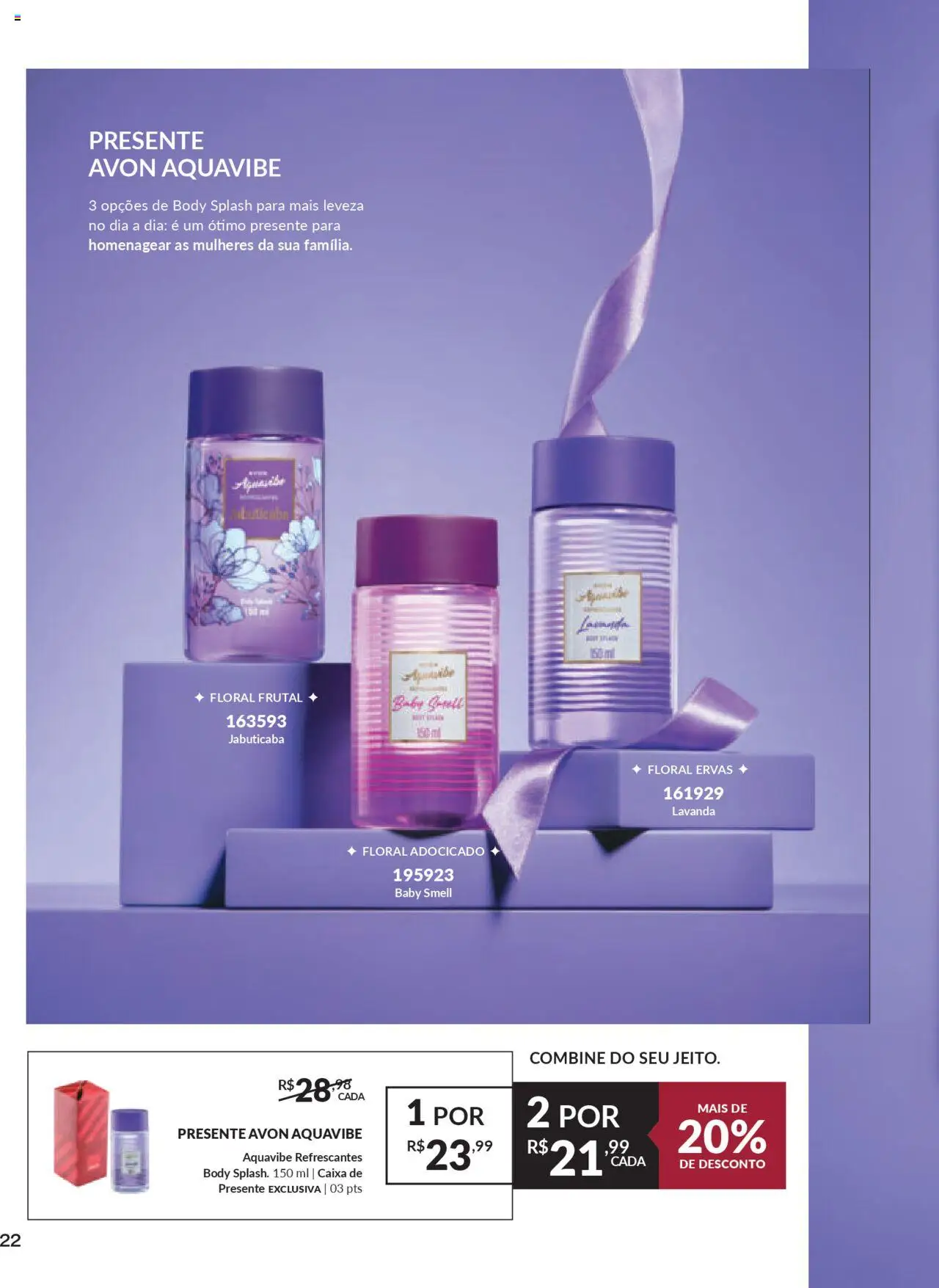 Avon Folheto - válido de 16.06.2025 | Página: 22 | Produtos: Caixa, Body