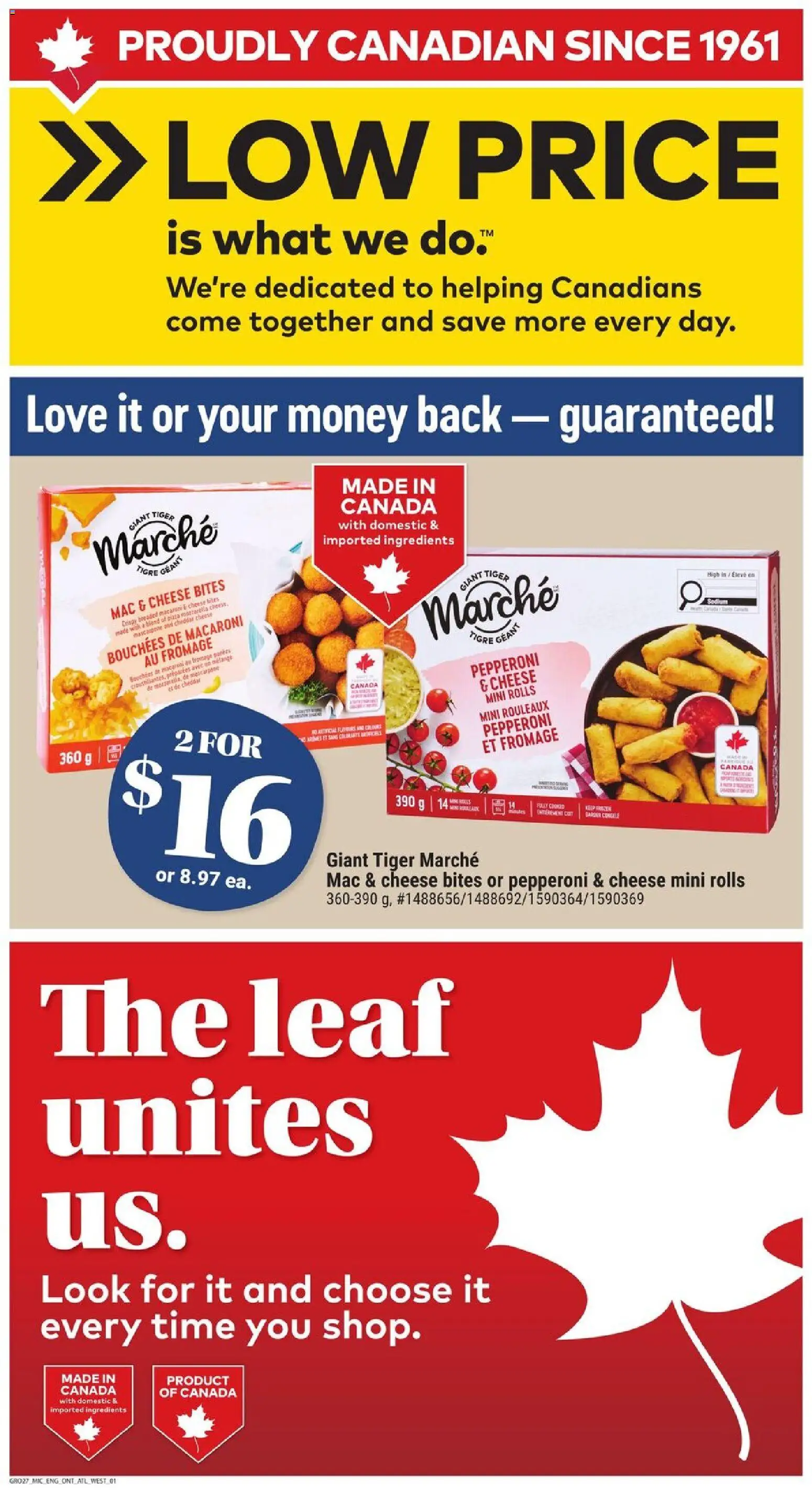 Giant Tiger flyer valid from 04.02.2026 | Page: 6 | Products: Cheese, Pizza