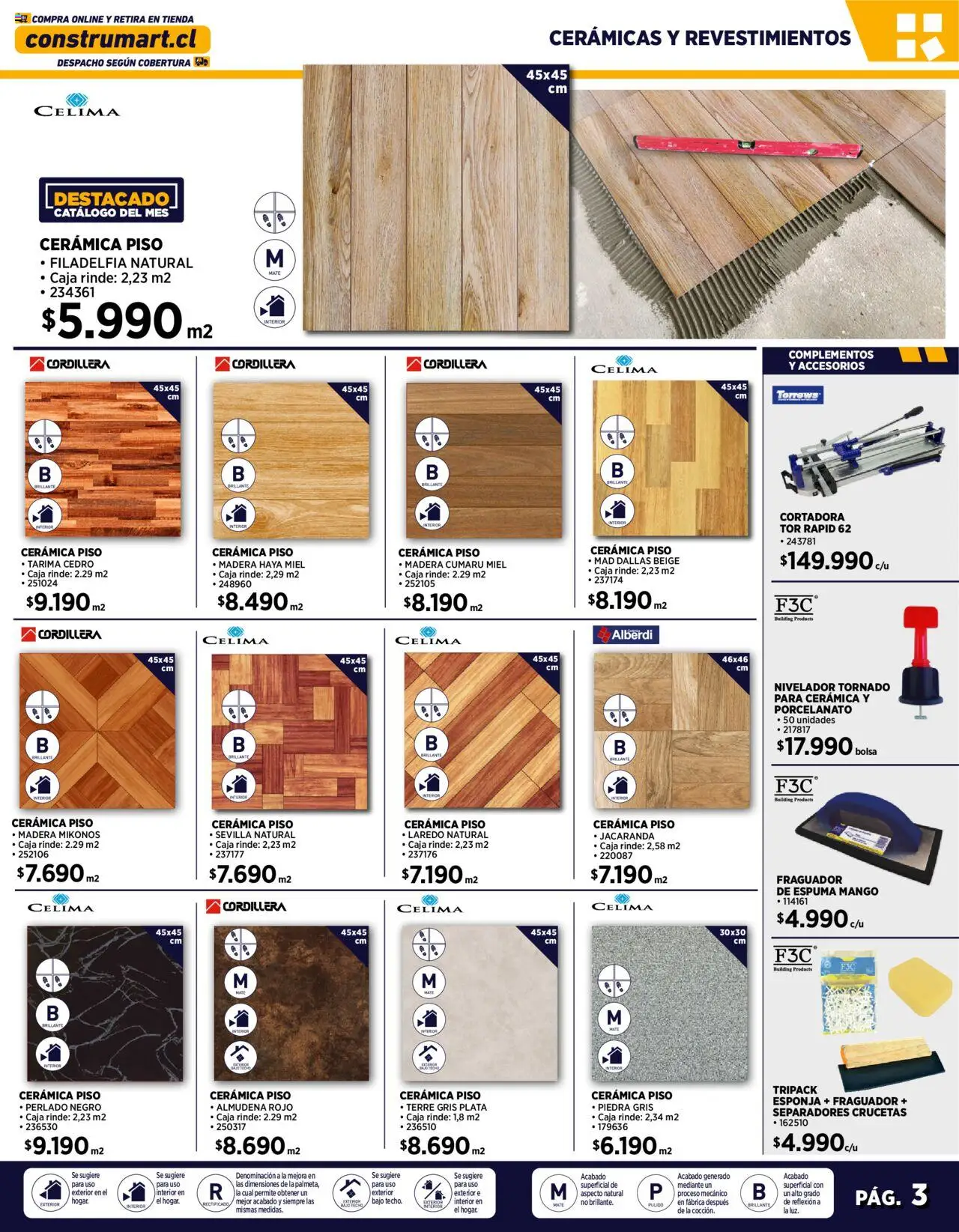 Construmart ofertas  │ válido desde el 01.08.2025 | Página: 3 | Productos: Esponja, Espuma, Mango, Caja