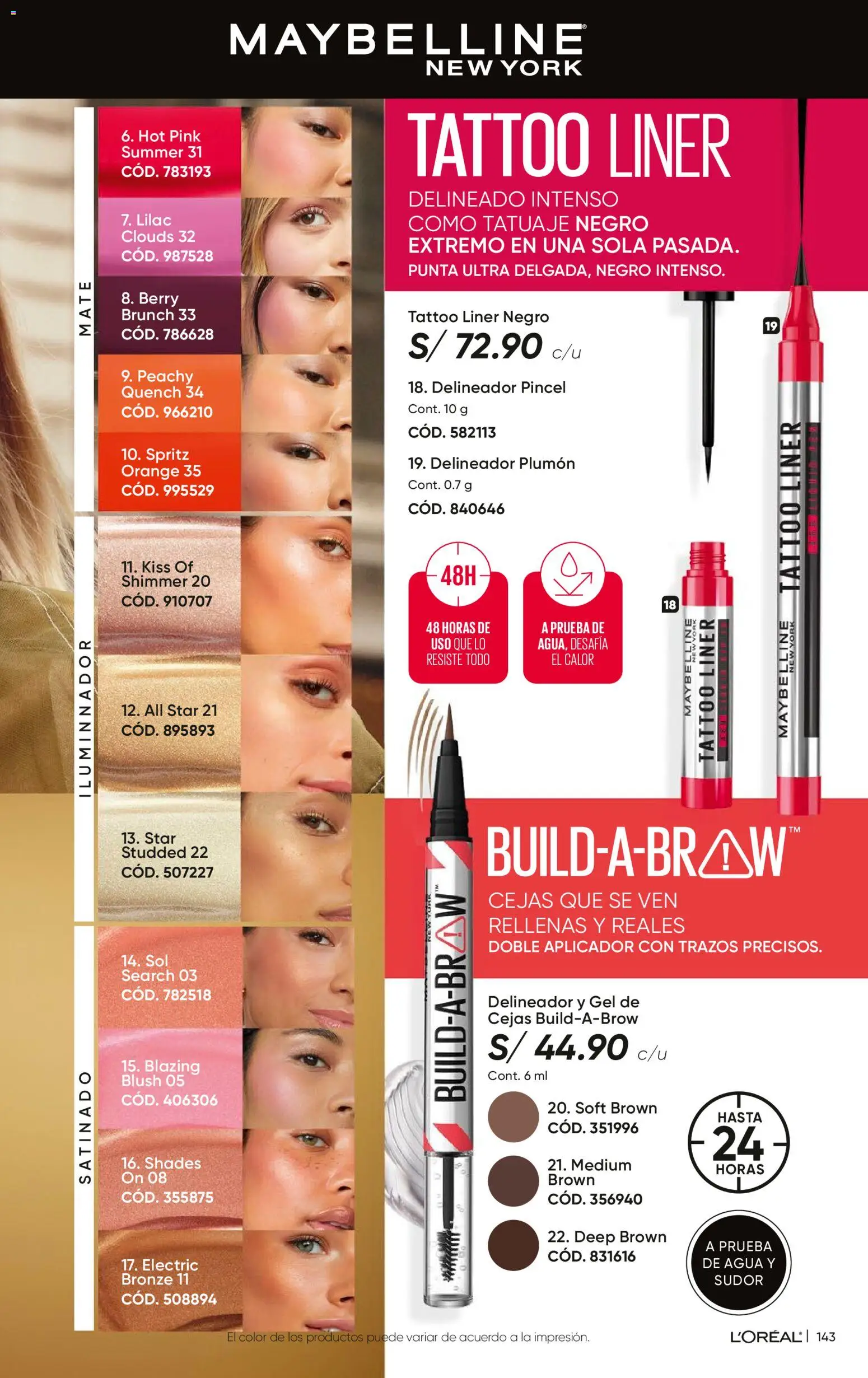 Catálogo Azzorti válido desde 14.04.2026 | Página: 147 | Productos: Delineador, Pincel