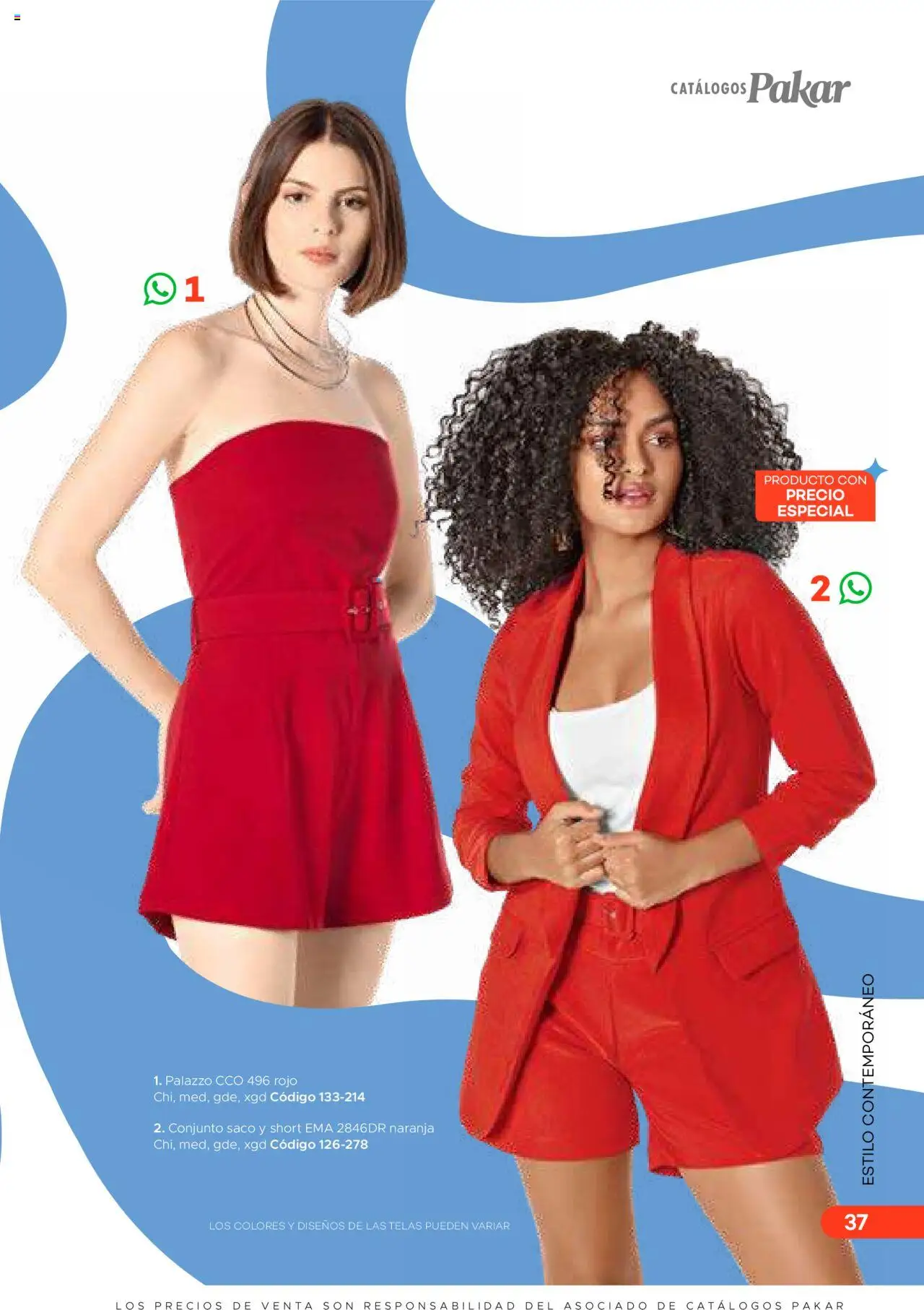 Nuevas ofertas de SC Pakar válidas en toda la República Mexicana desde el 31.01.2025. ¡Encuentra las mejores ofertas en SC Pakar catálogo Ropa! | Página: 37 | Productos: Conjunto, Short, Palazzo