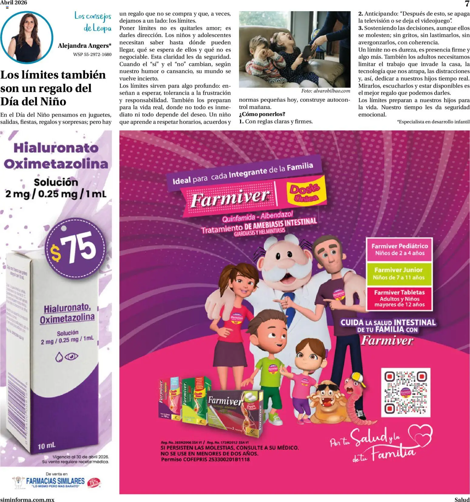 Nuevas ofertas de Farmacias Similares válidas en toda la República Mexicana desde el 01.04.2026. ¡Encuentra las mejores ofertas en Farmacias Similares catálogo! | Página: 7 | Productos: Televisión