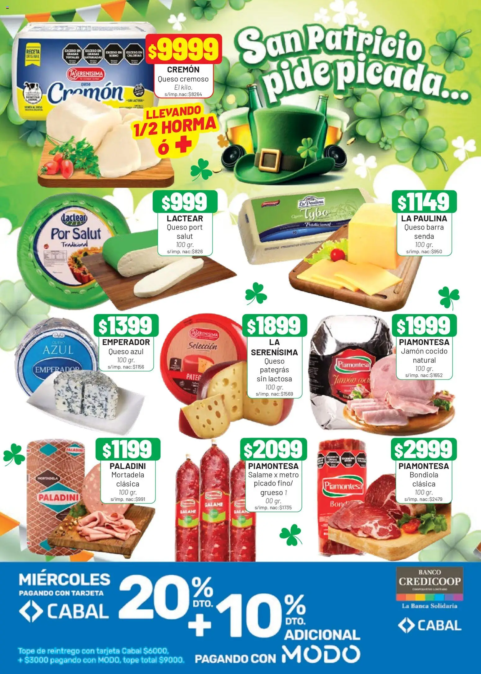 Almacor catálogo │ válido desde el 12.03.2026 | Página: 4 | Productos: Banco, Jamón cocido, Mortadela, Queso