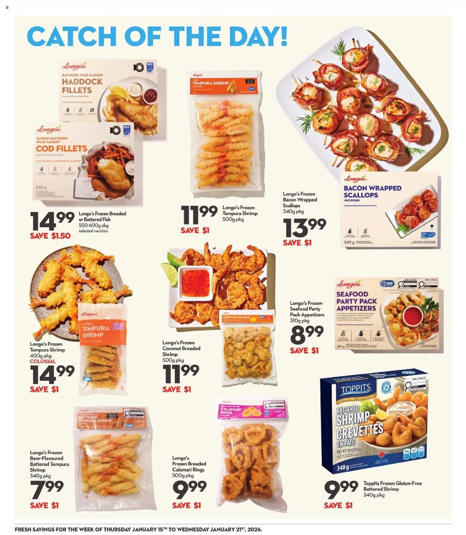 Longo's flyer valid from 15.01.2026 | Page: 10 | Products: Fish