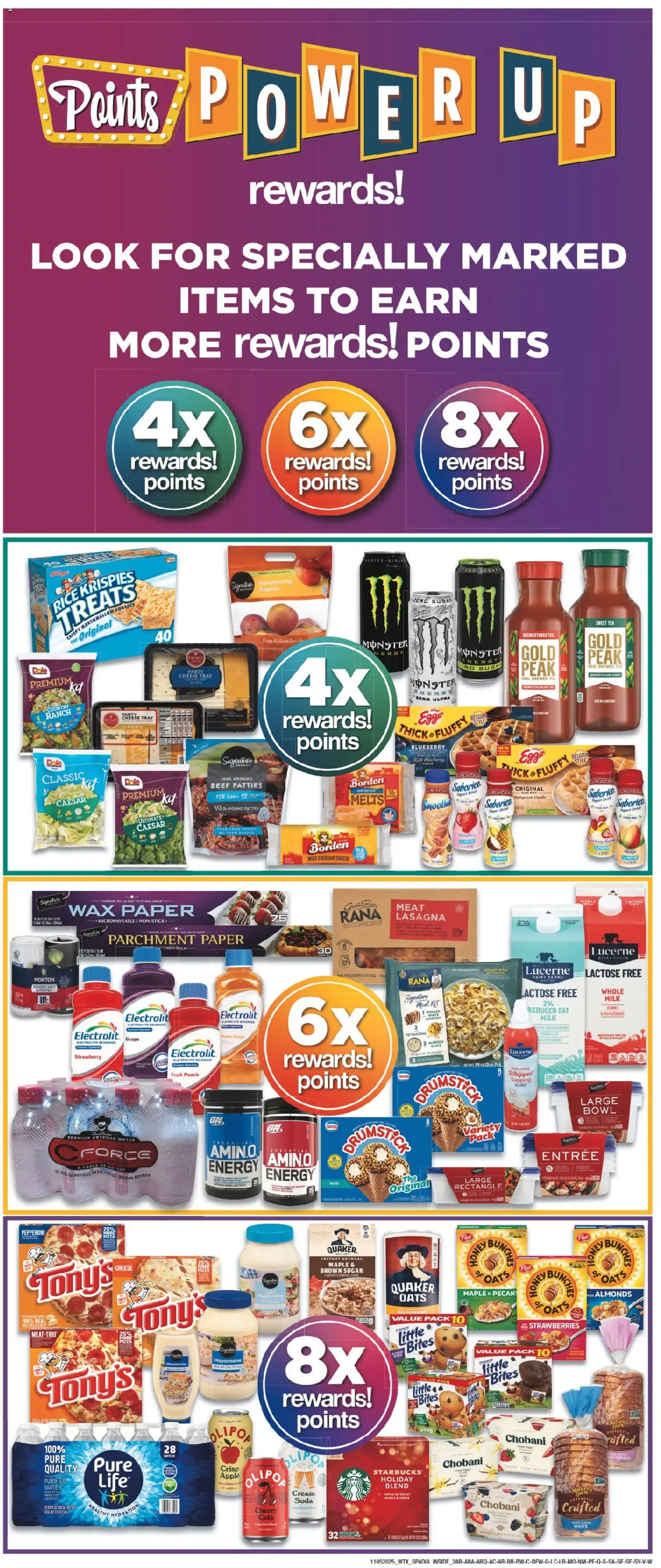United Supermarkets Weekly Ad - valid from 04.11.2025 | Page: 2 | Products: Tea, Water, Salt, Sugar